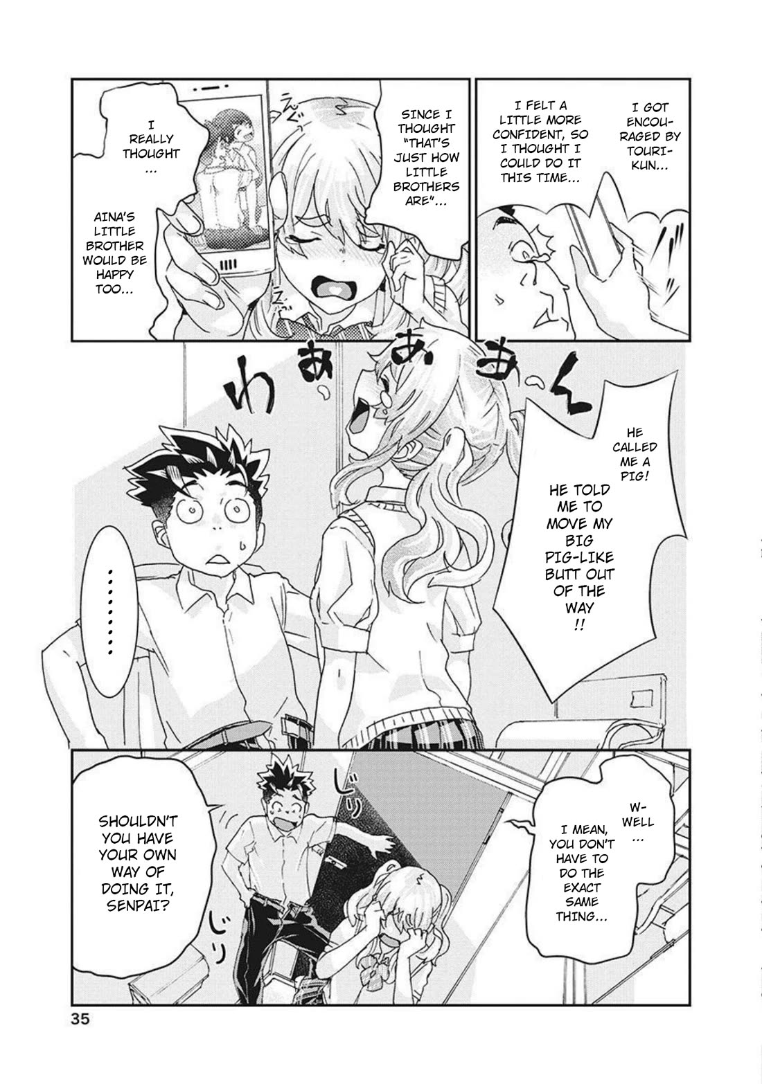 Onecha. Chapter 14 page 35 - Chapter 14: You've Been Flirting Again