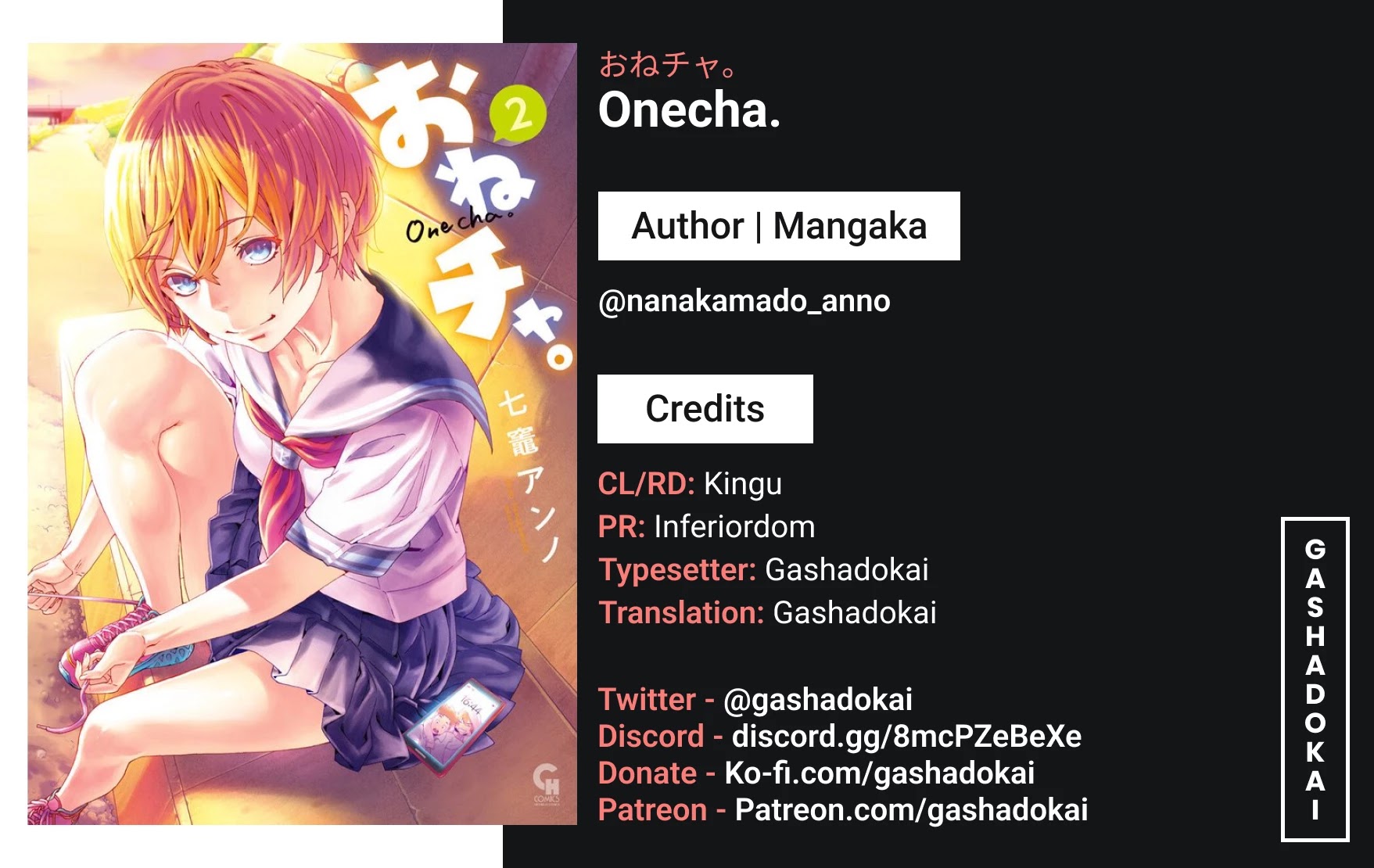 Onecha. Chapter 7 page 37 - Chapter 7: If she knew what she wants