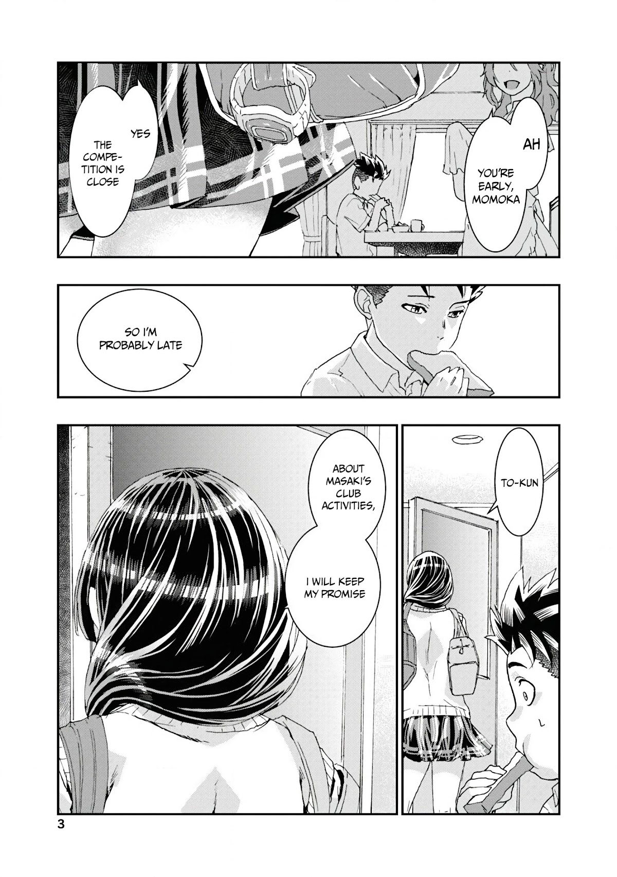 Onecha. Chapter 9 page 1 - Chapter 9: Crying