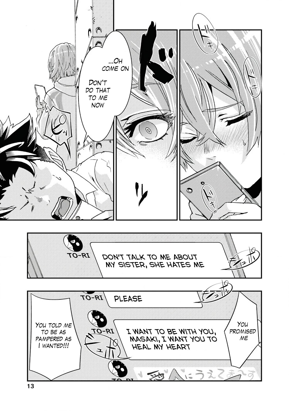 Onecha. Chapter 9 page 11 - Chapter 9: Crying