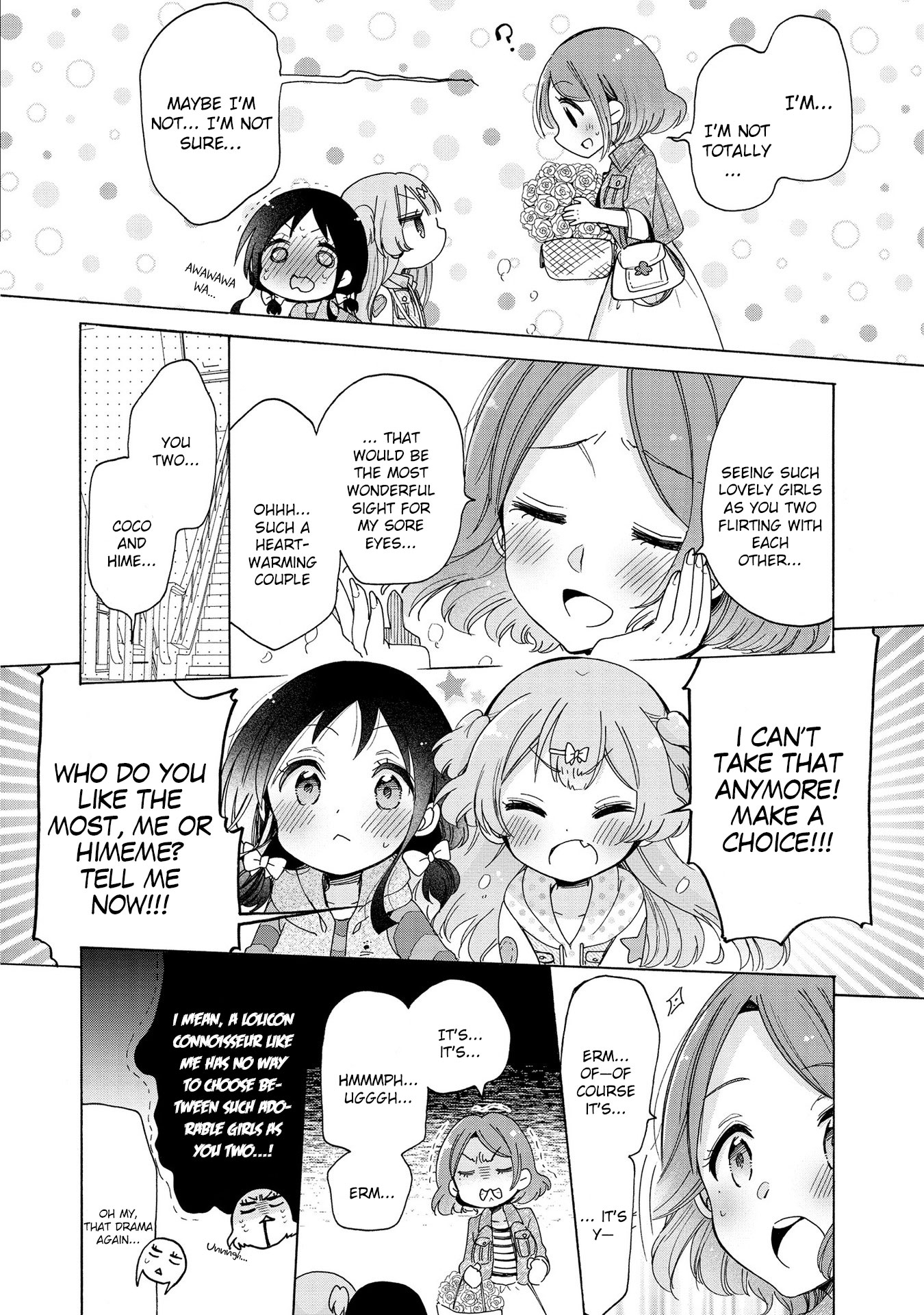 Onee-san wa Joshi Shougakusei ni Kyoumi ga arimasu. Chapter 11 page 13 - Chapter 11: Our first double date