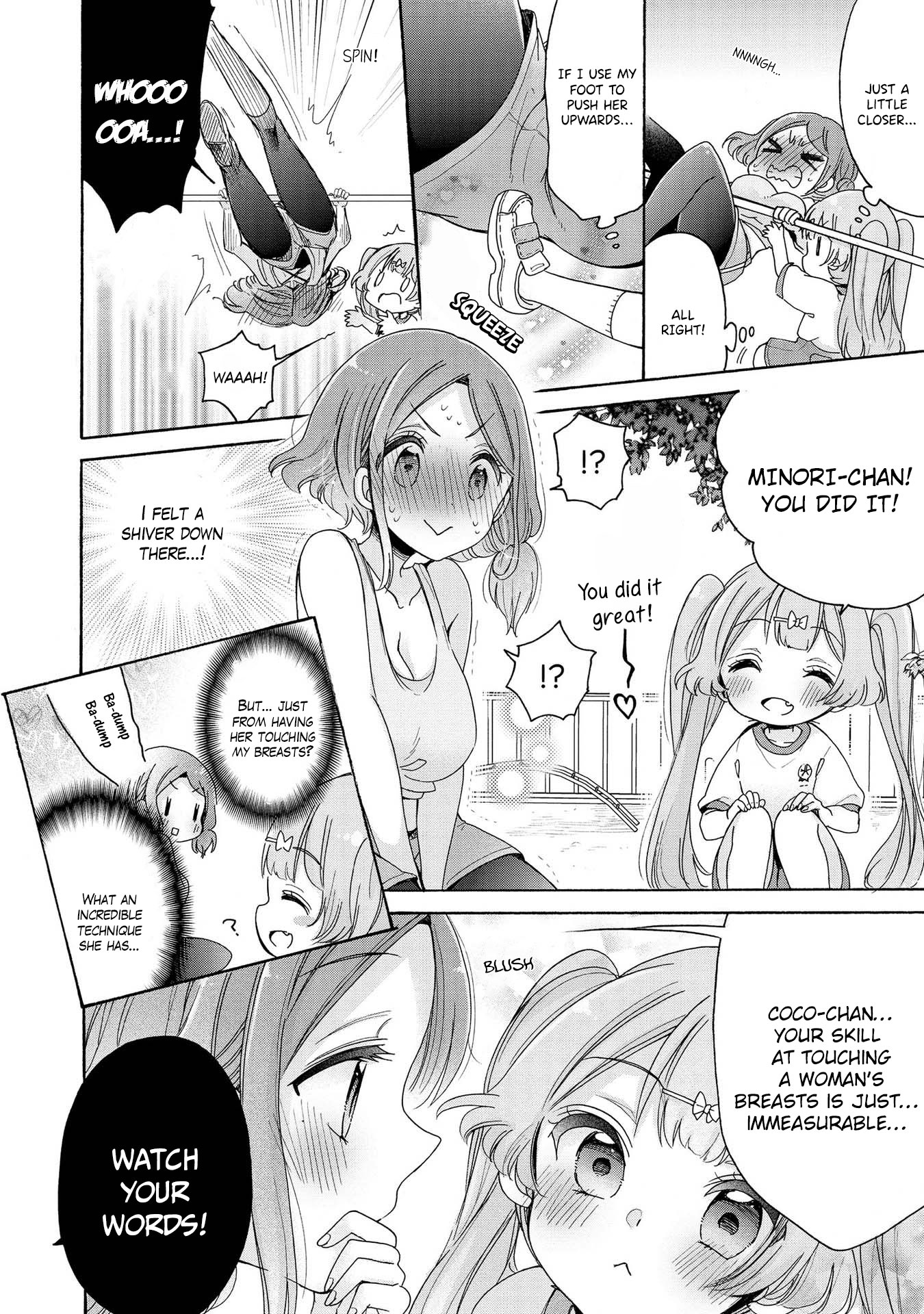 Onee-san wa Joshi Shougakusei ni Kyoumi ga arimasu. Chapter 13 page 17 - Chapter 13: A Training Day with the Big Sis she admires
