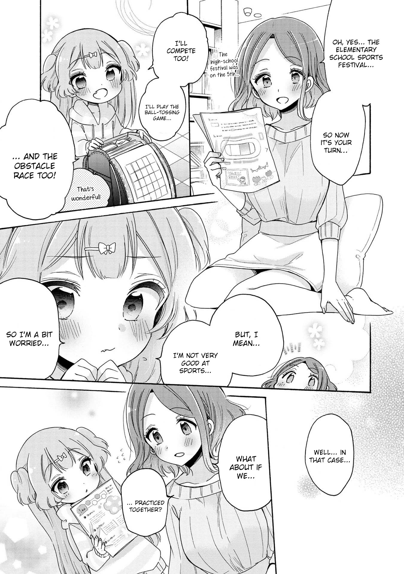 Onee-san wa Joshi Shougakusei ni Kyoumi ga arimasu. Chapter 13 page 4 - Chapter 13: A Training Day with the Big Sis she admires