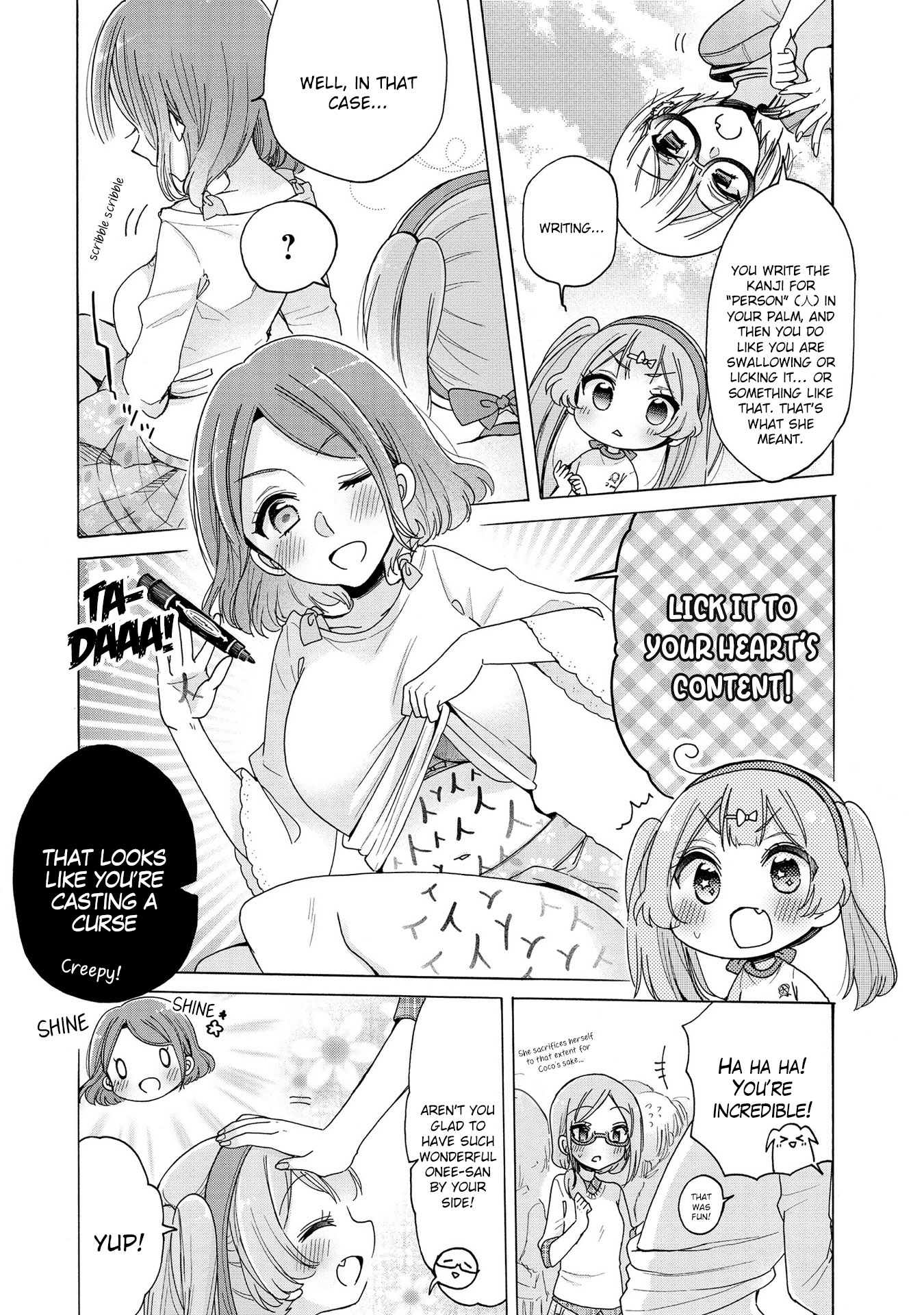 Onee-san wa Joshi Shougakusei ni Kyoumi ga arimasu. Chapter 14 page 7 - Chapter 14: The ones who love Onee-saan