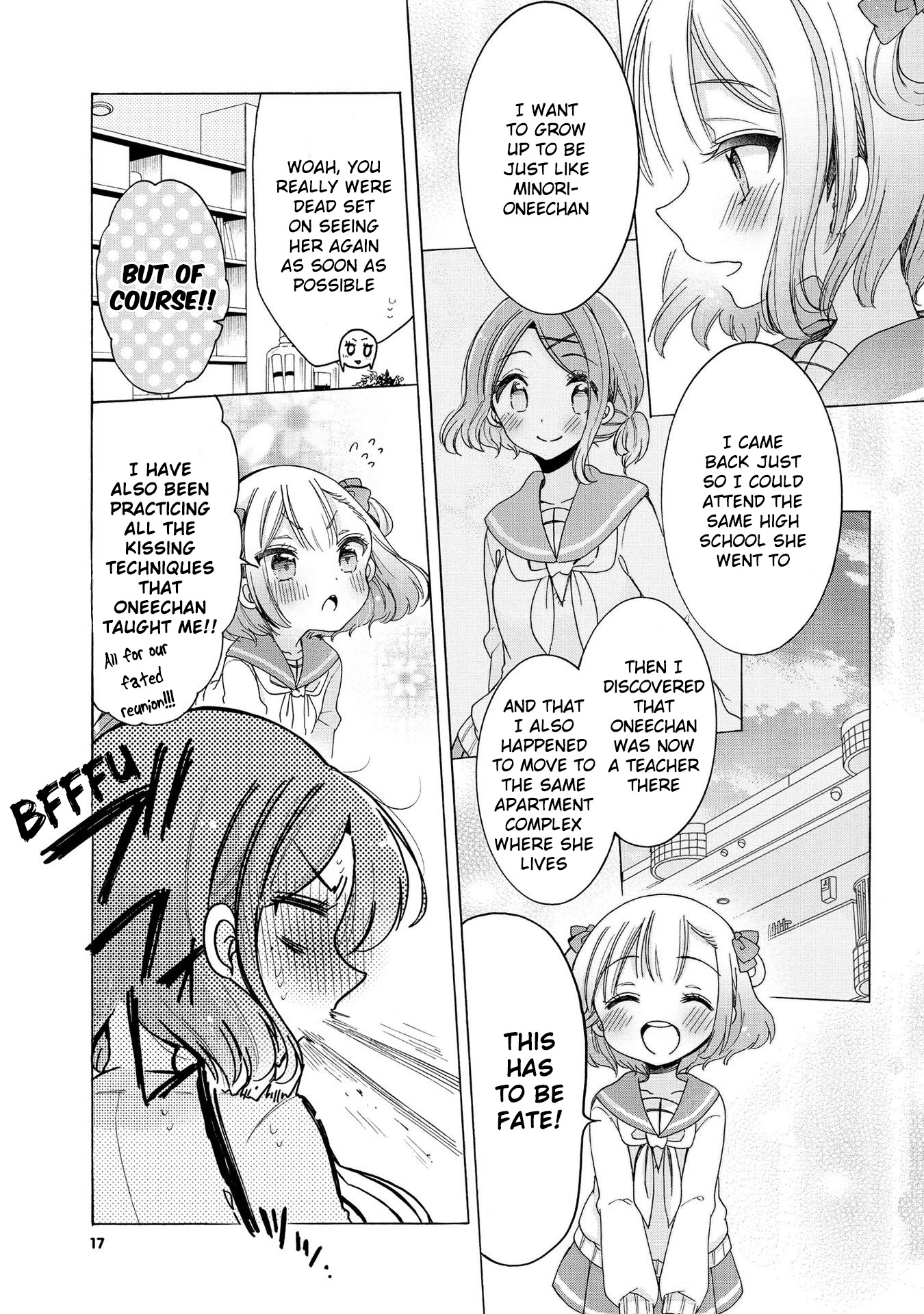 Onee-san wa Joshi Shougakusei ni Kyoumi ga arimasu. Chapter 15 page 17 - Chapter 15: The current little girl and the last little girl