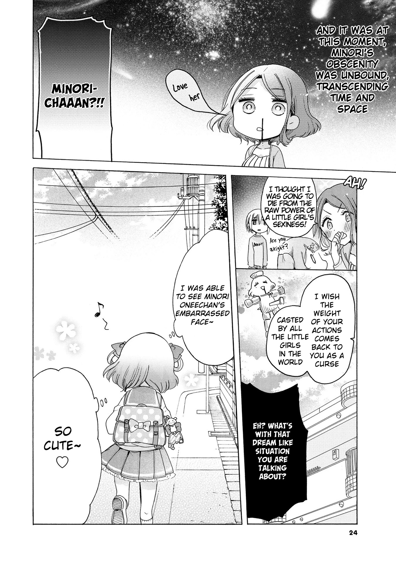 Onee-san wa Joshi Shougakusei ni Kyoumi ga arimasu. Chapter 15 page 24 - Chapter 15: The current little girl and the last little girl