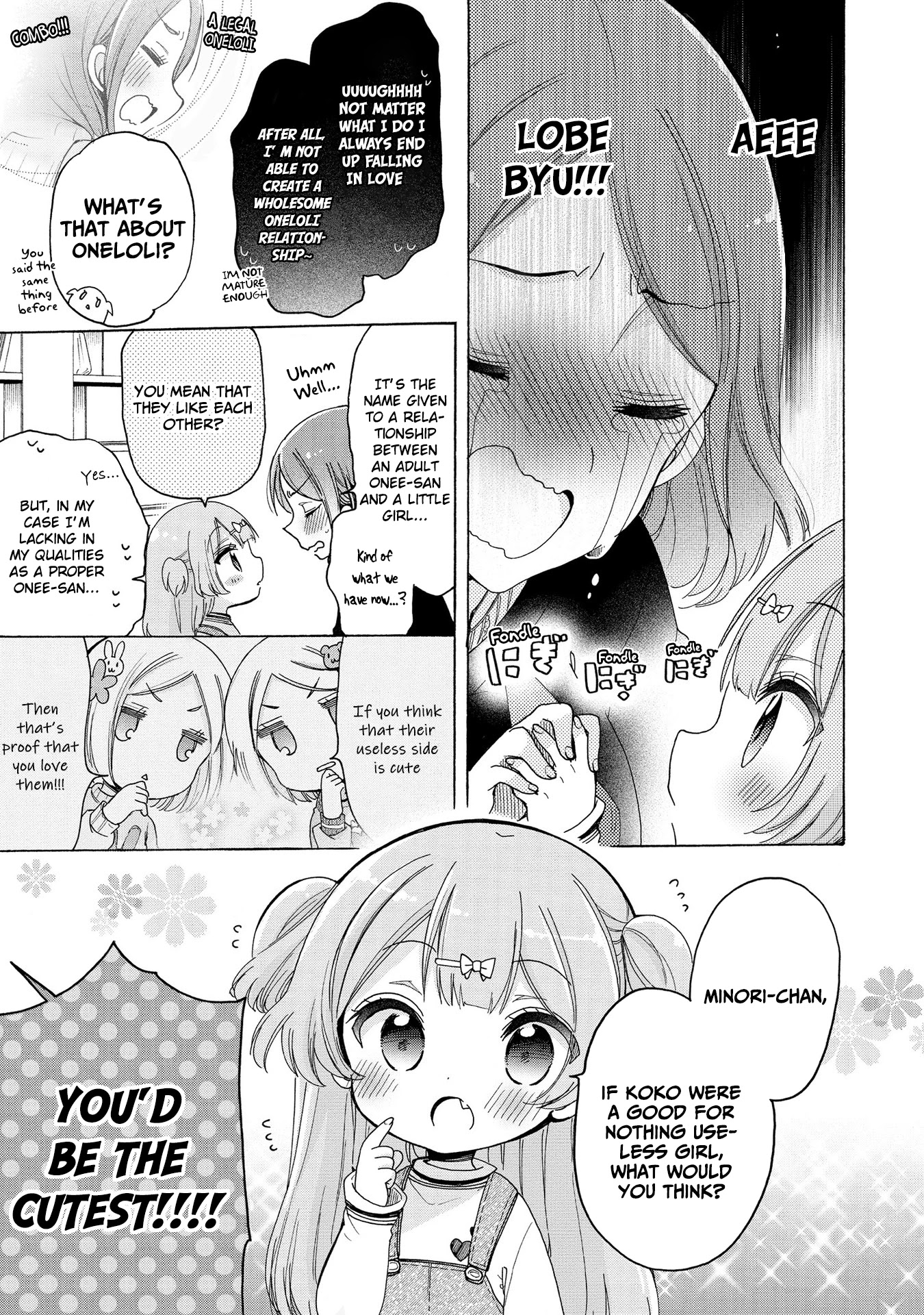 Onee-san wa Joshi Shougakusei ni Kyoumi ga arimasu. Chapter 19 page 12 - Chapter 19: Strategy For Defeating The OneLoli Blues