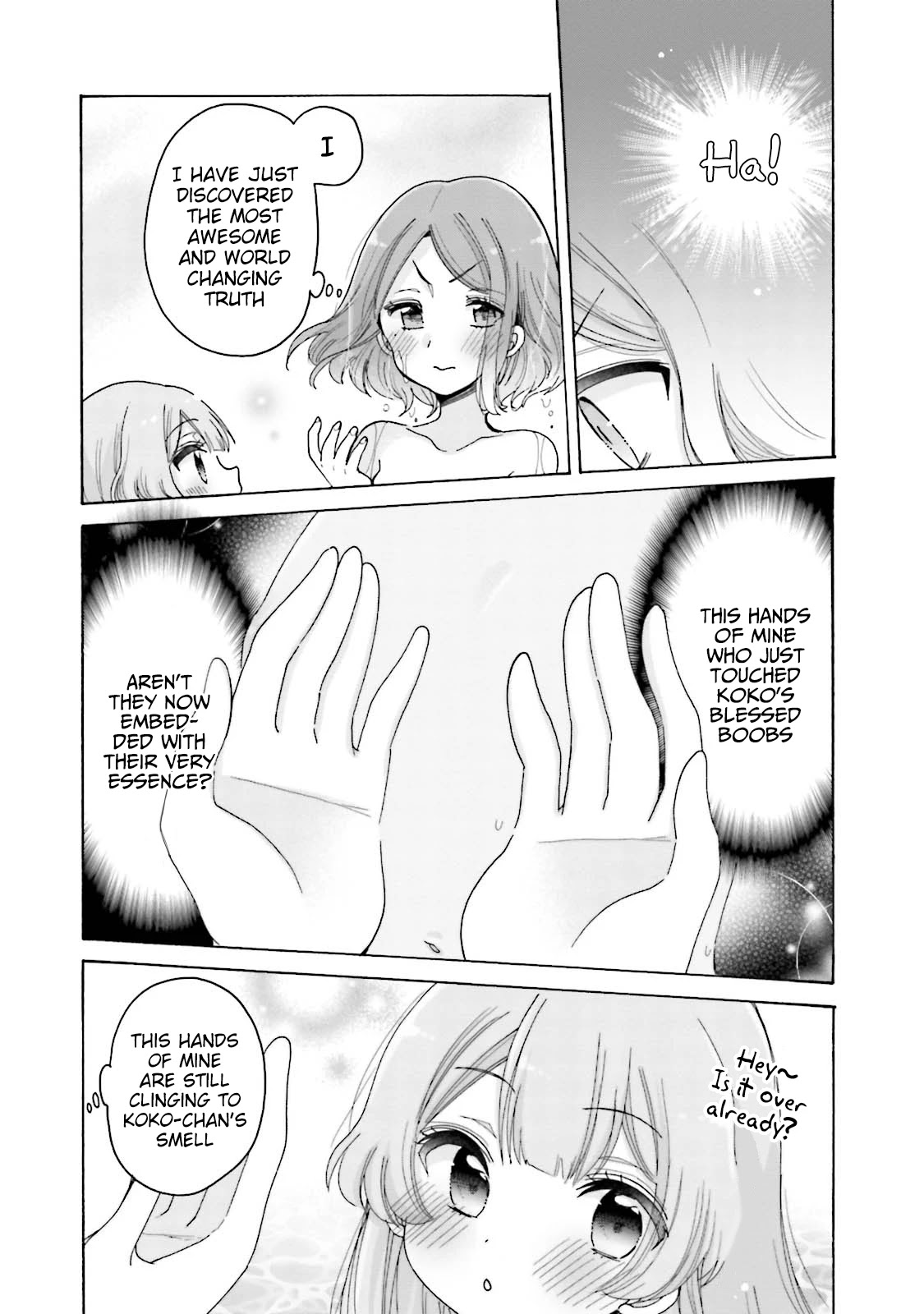Onee-san wa Joshi Shougakusei ni Kyoumi ga arimasu. Chapter 22 page 11 - Chapter 22: Girlfriends' First Night