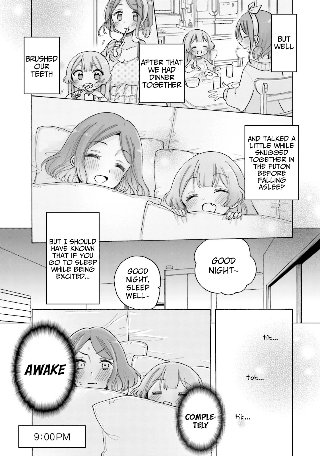 Onee-san wa Joshi Shougakusei ni Kyoumi ga arimasu. Chapter 22 page 14 - Chapter 22: Girlfriends' First Night