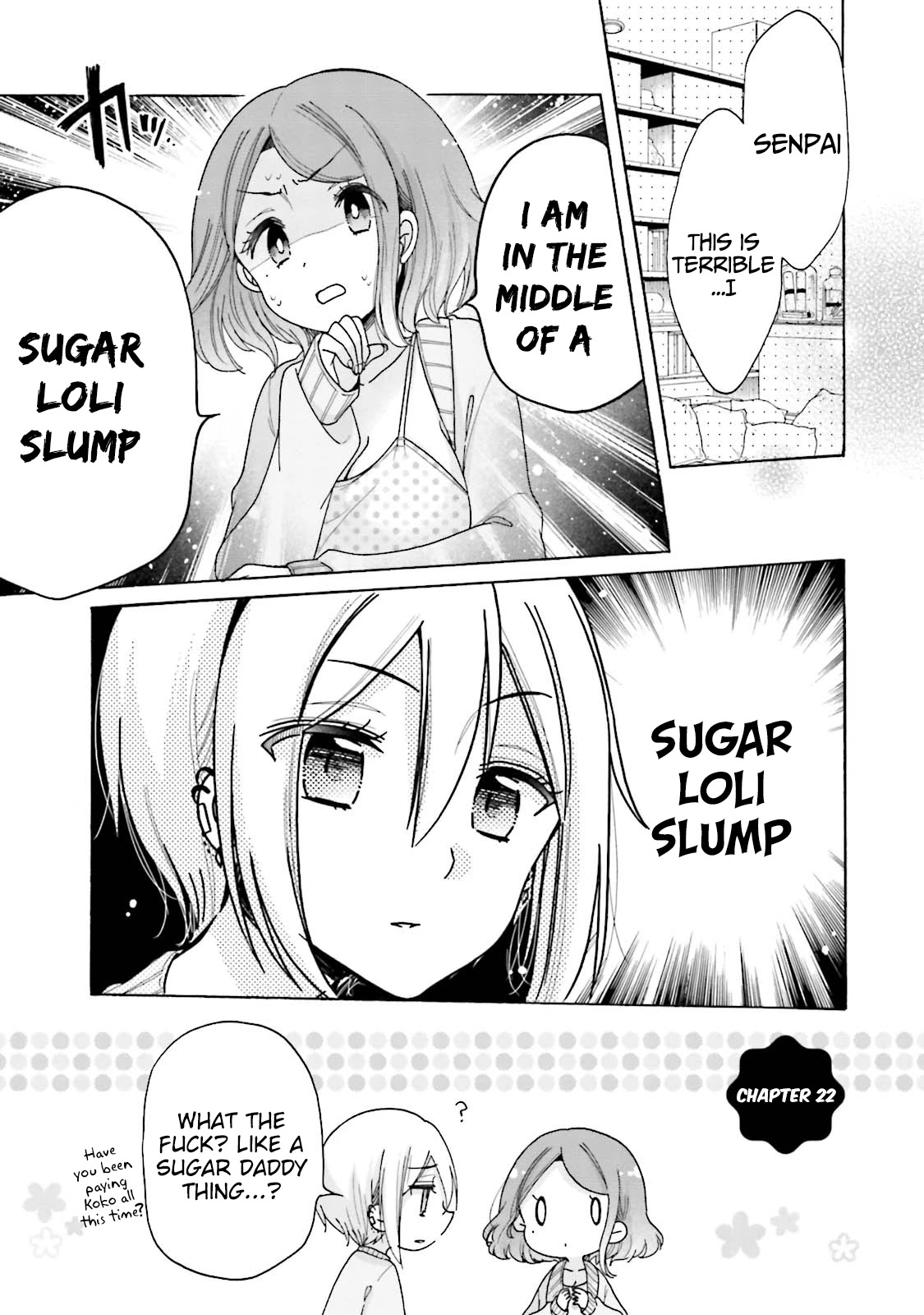 Onee-san wa Joshi Shougakusei ni Kyoumi ga arimasu. Chapter 22 page 2 - Chapter 22: Girlfriends' First Night