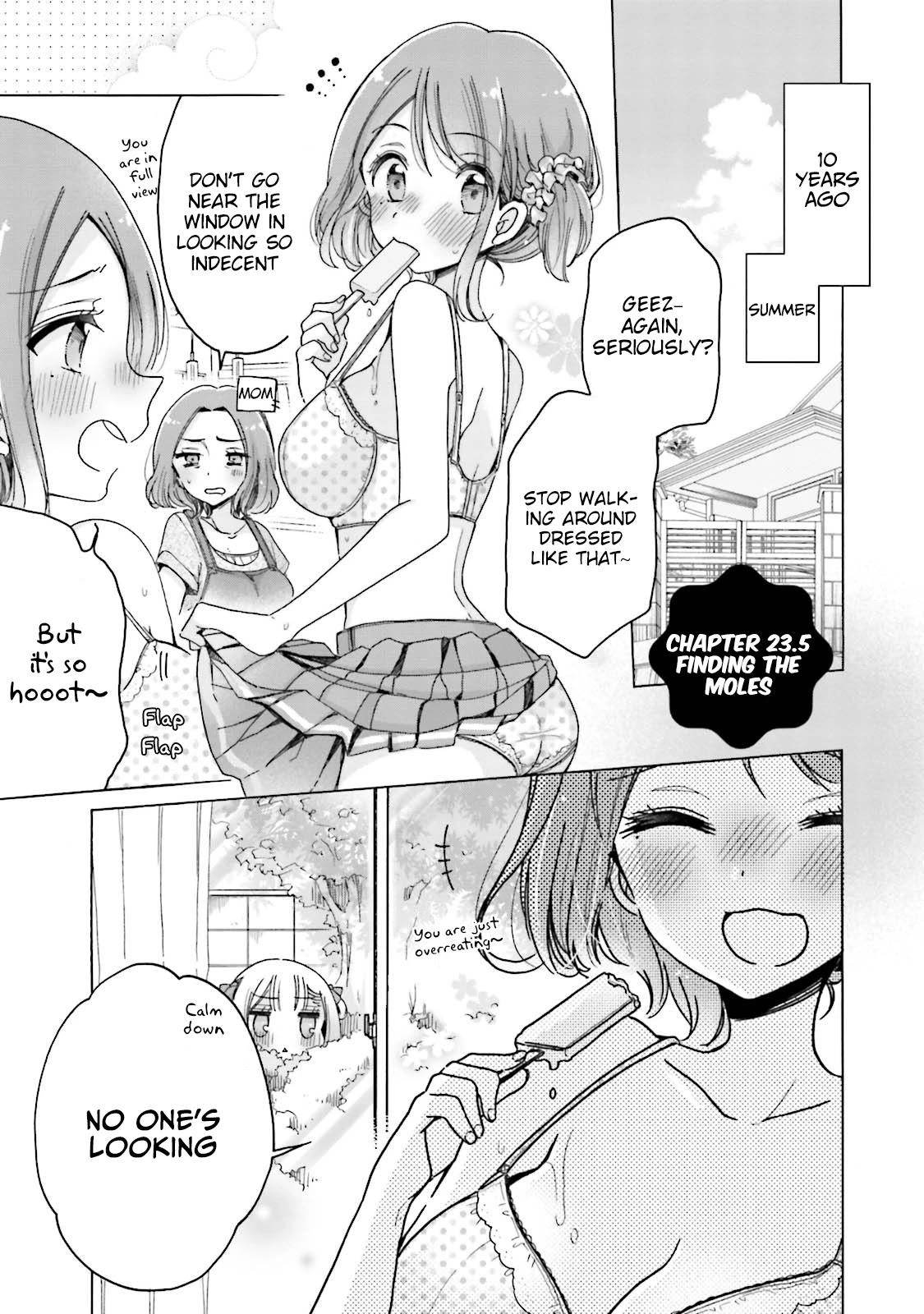 Onee-san wa Joshi Shougakusei ni Kyoumi ga arimasu. Chapter 23.5 page 2 - Chapter 23.5: Finding The Moles