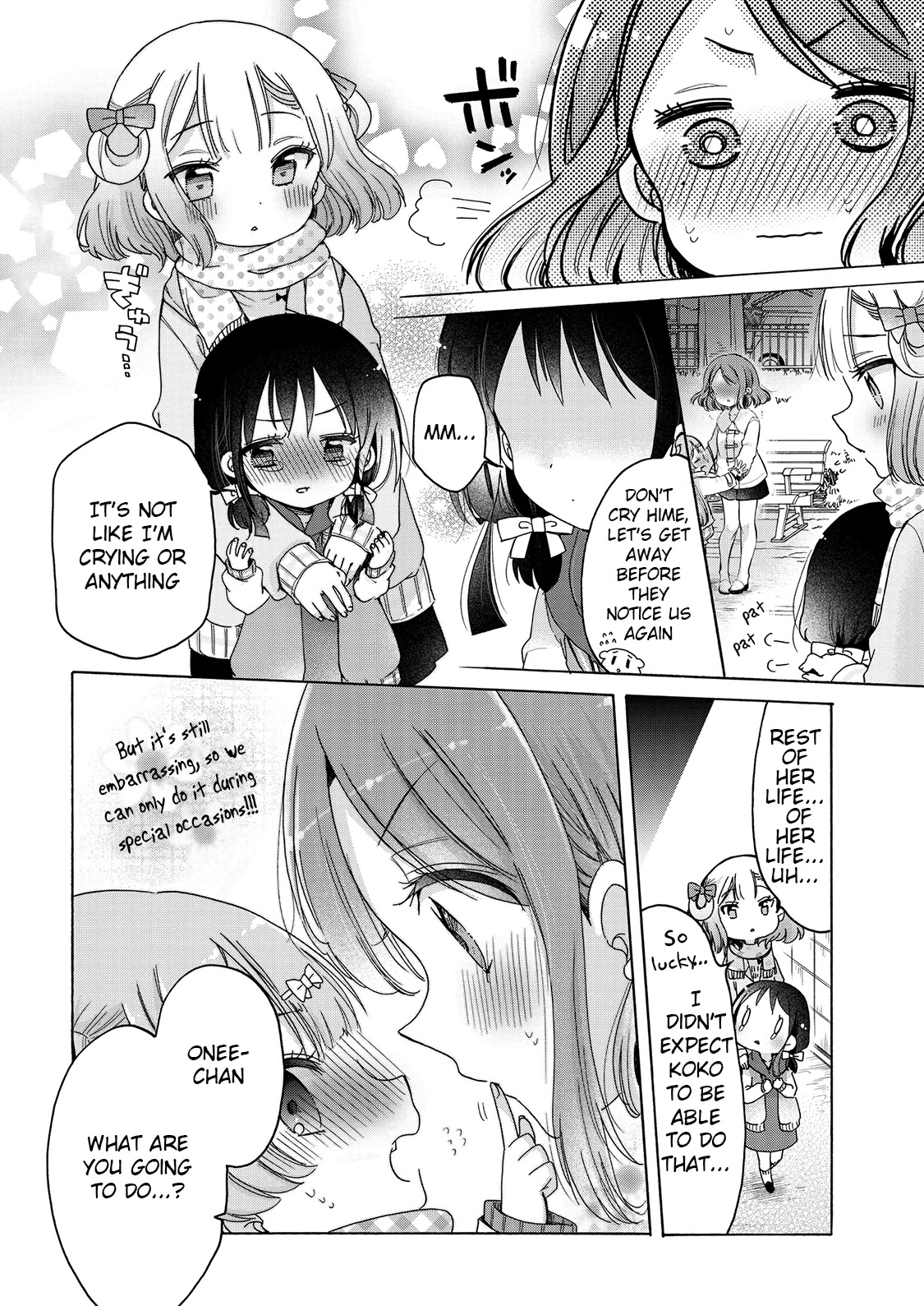 Onee-san wa Joshi Shougakusei ni Kyoumi ga arimasu. Chapter 25 page 19 - Chapter 25: The Pink(y) Lips Promise of Koko and Minori
