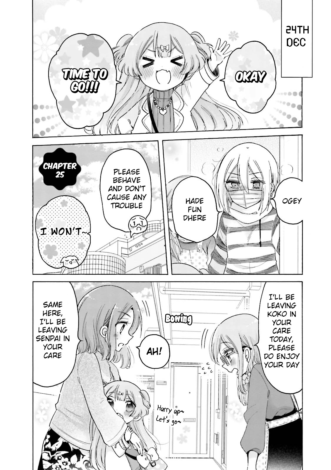 Onee-san wa Joshi Shougakusei ni Kyoumi ga arimasu. Chapter 25 page 2 - Chapter 25: The Pink(y) Lips Promise of Koko and Minori
