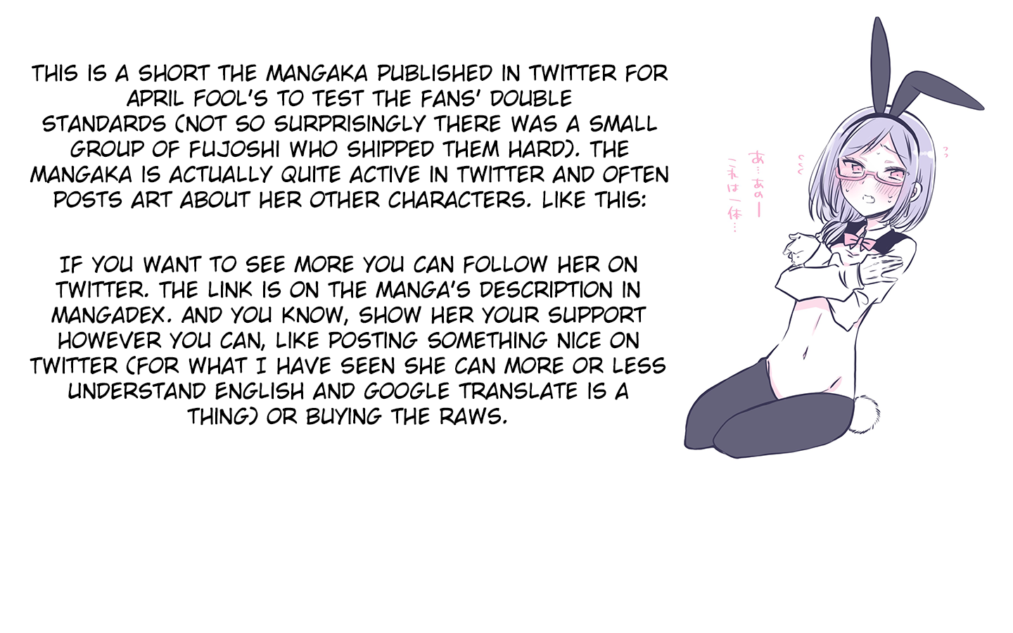 Onee-san wa Joshi Shougakusei ni Kyoumi ga arimasu. Chapter 27.5 page 4 - Chapter 27.5: Twitter April Fool's Extra