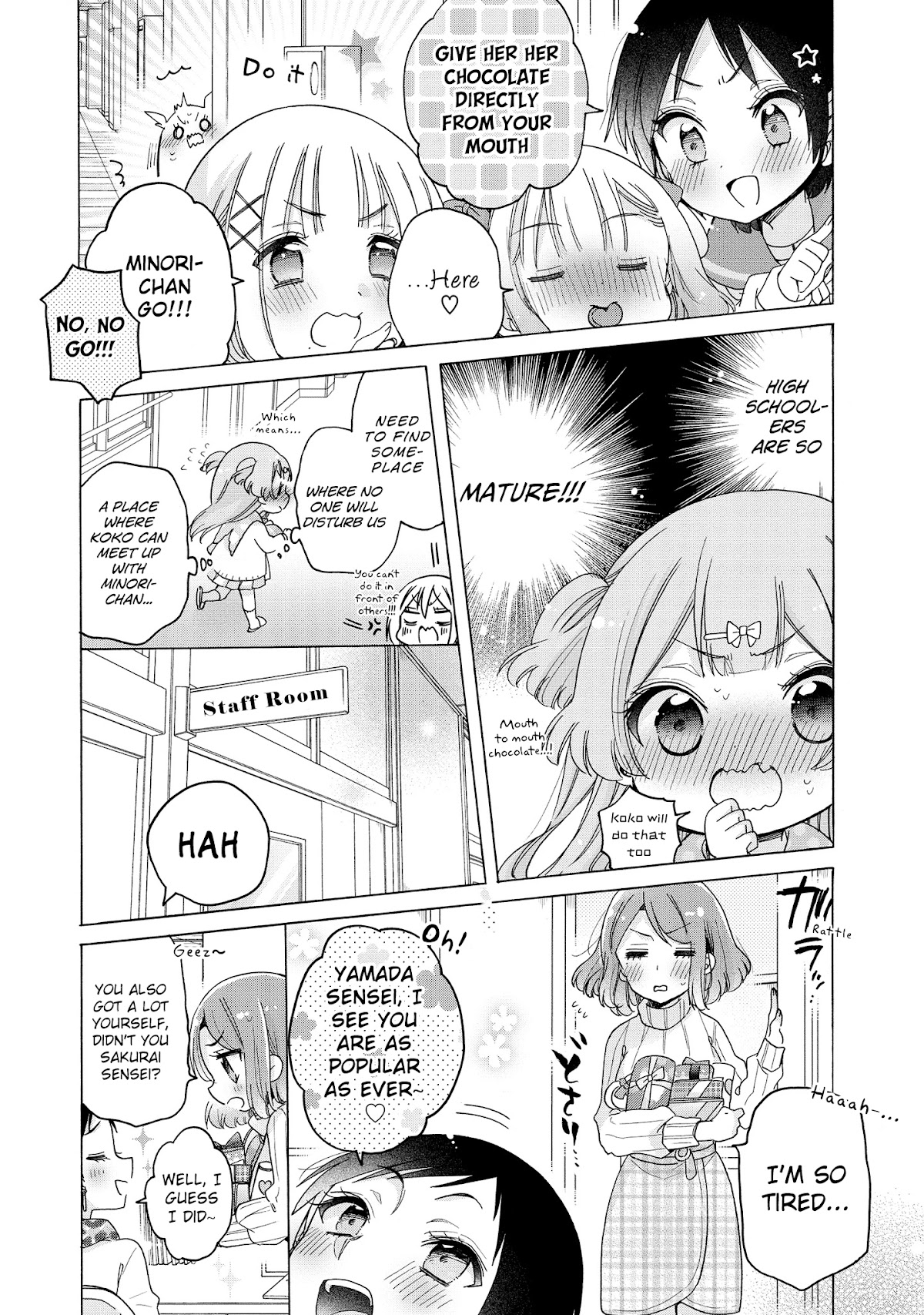 Onee-san wa Joshi Shougakusei ni Kyoumi ga arimasu. Chapter 31 page 9 - Chapter 31: Secret Valentine