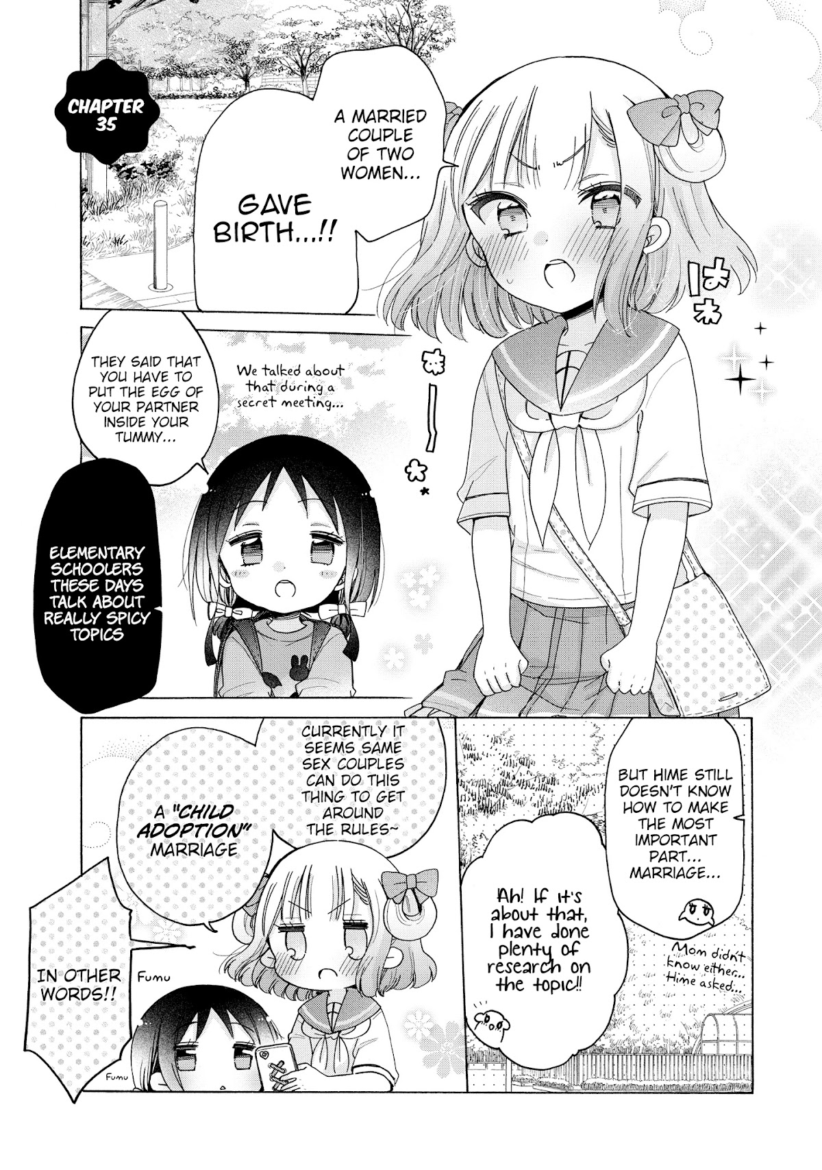 Onee-san wa Joshi Shougakusei ni Kyoumi ga arimasu. Chapter 35 page 2 - Chapter 35: Once Again, I'll Make You Notice Me