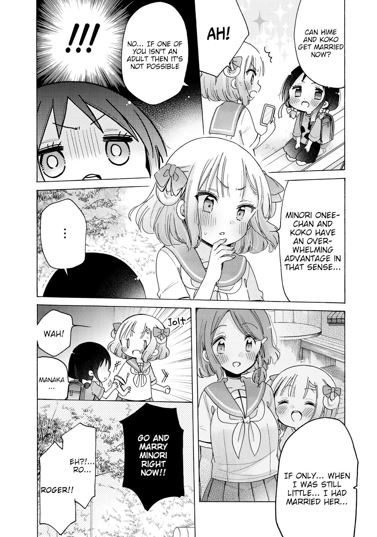 Onee-san wa Joshi Shougakusei ni Kyoumi ga arimasu. Chapter 35 page 4 - Chapter 35: Once Again, I'll Make You Notice Me
