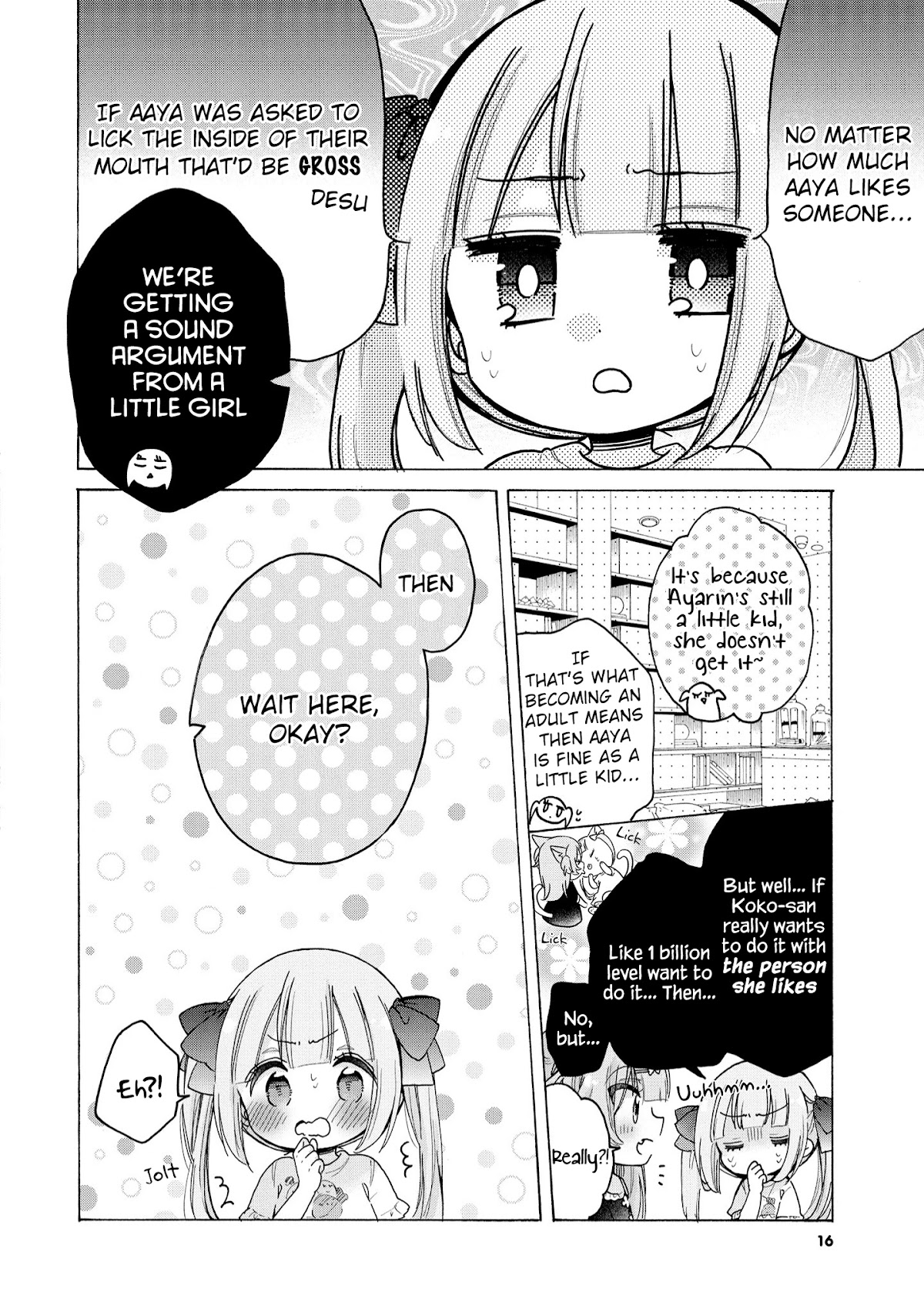 Onee-san wa Joshi Shougakusei ni Kyoumi ga arimasu. Chapter 37 page 16 - Chapter 37: How to Not Scratch an Itch