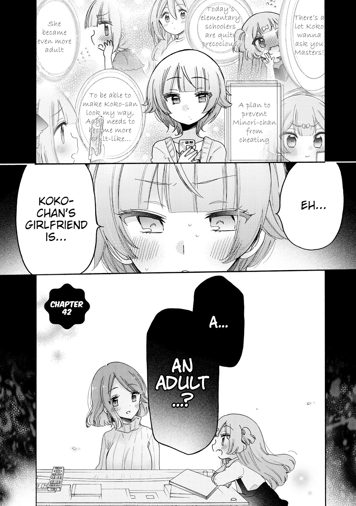 Onee-san wa Joshi Shougakusei ni Kyoumi ga arimasu. Chapter 42 page 6 - Chapter 42: I'm Gonna Catch You