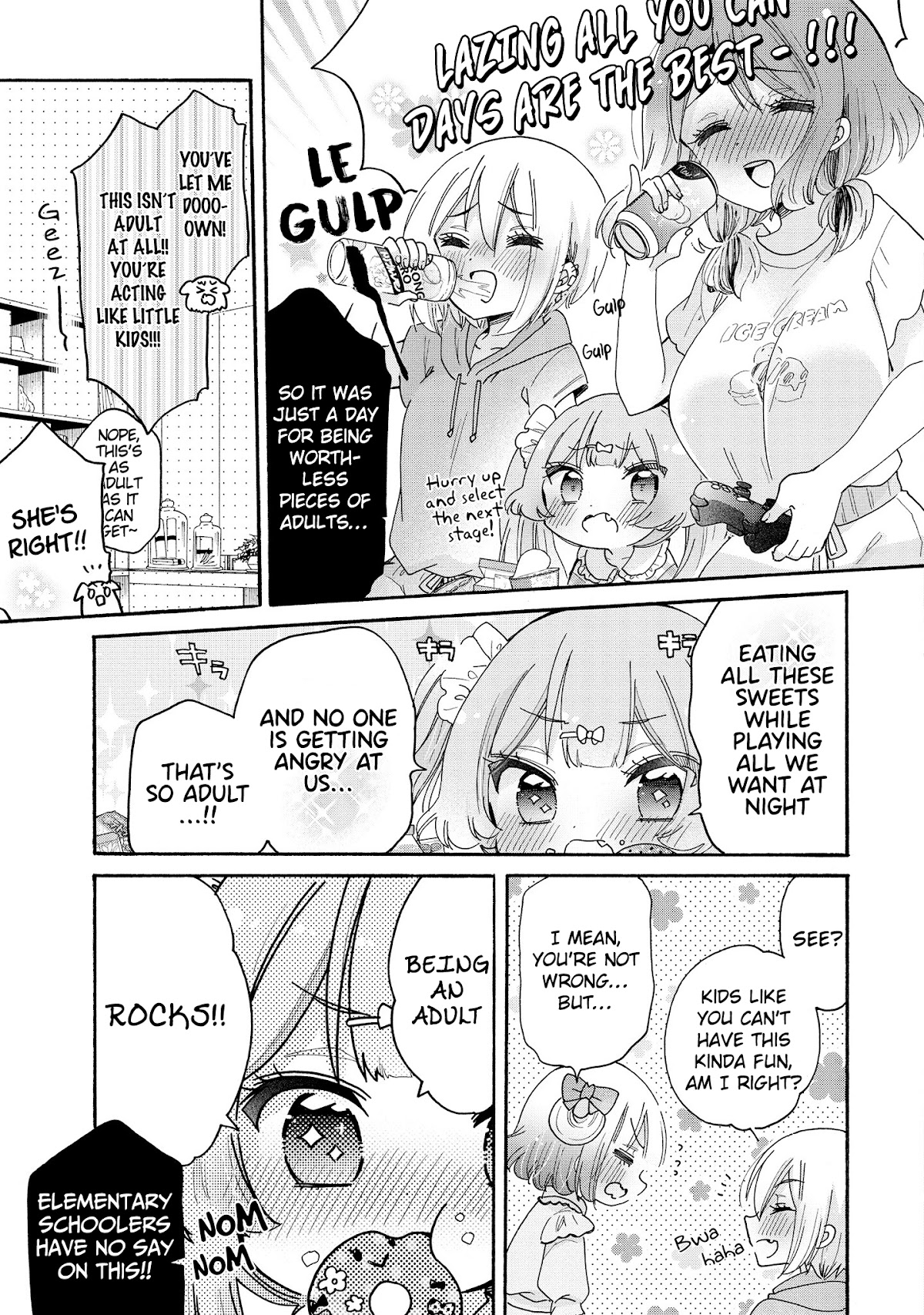 Onee-san wa Joshi Shougakusei ni Kyoumi ga arimasu. Chapter 45 page 8 - Chapter 45: Minori's Birthday Present