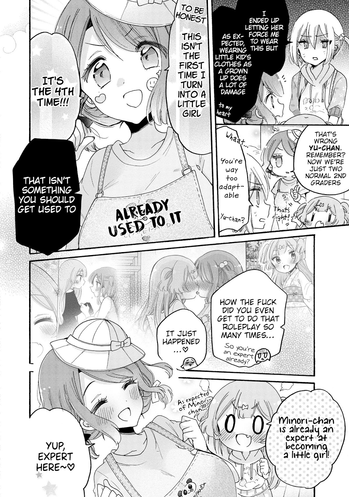Onee-san wa Joshi Shougakusei ni Kyoumi ga arimasu. Chapter 46 page 7 - Chapter 46: Minori-chan's Raising Diary