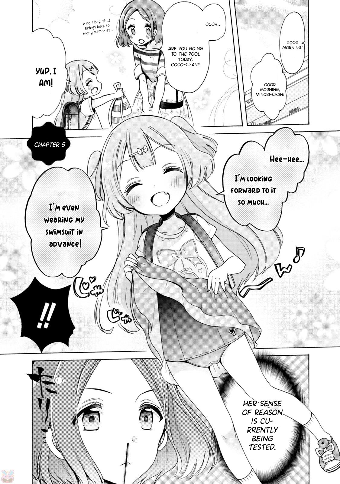 Onee-san wa Joshi Shougakusei ni Kyoumi ga arimasu. Chapter 5 page 1 - Chapter 5: A teacher, a little girl and a swimsuit