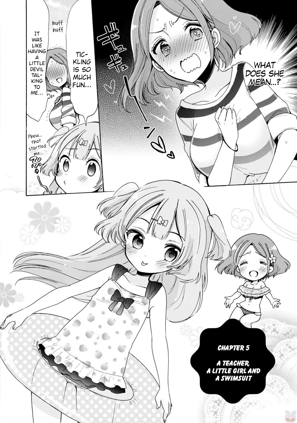 Onee-san wa Joshi Shougakusei ni Kyoumi ga arimasu. Chapter 5 page 4 - Chapter 5: A teacher, a little girl and a swimsuit
