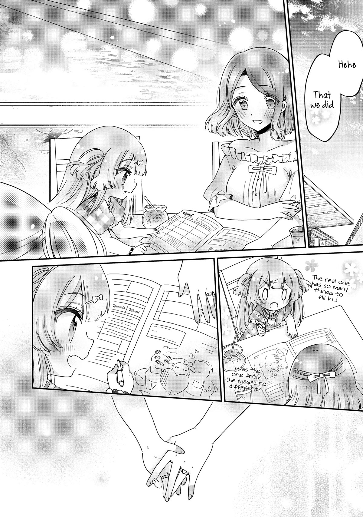 Onee-san wa Joshi Shougakusei ni Kyoumi ga arimasu. Chapter 50 page 17 - Chapter 50: Their Date