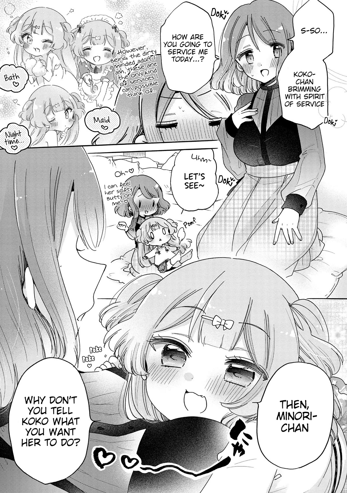 Onee-san wa Joshi Shougakusei ni Kyoumi ga arimasu. Chapter 52.1 page 4 - Chapter 52.1: Extra 1