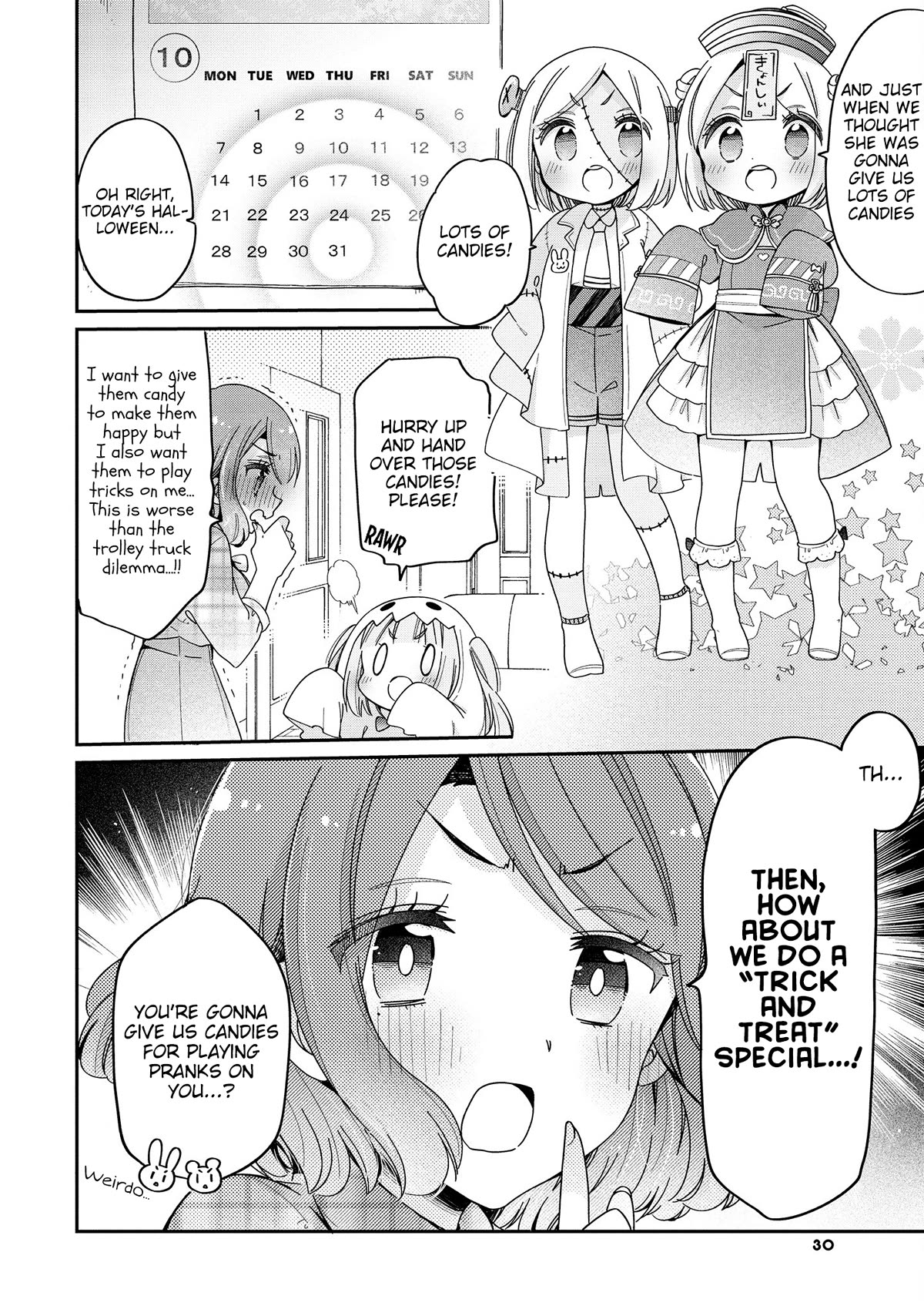 Onee-san wa Joshi Shougakusei ni Kyoumi ga arimasu. Chapter 54 page 5 - Chapter 54: Tricky Halloween Day