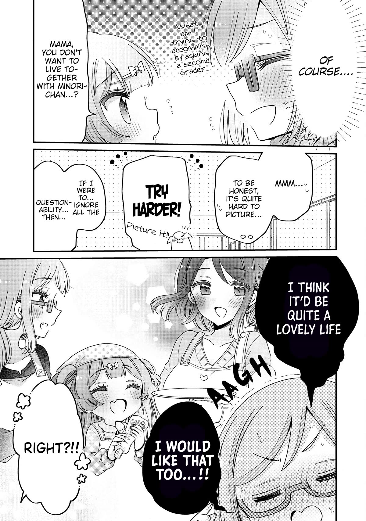 Onee-san wa Joshi Shougakusei ni Kyoumi ga arimasu. Chapter 56 page 4 - Chapter 56: Let's Become a Family