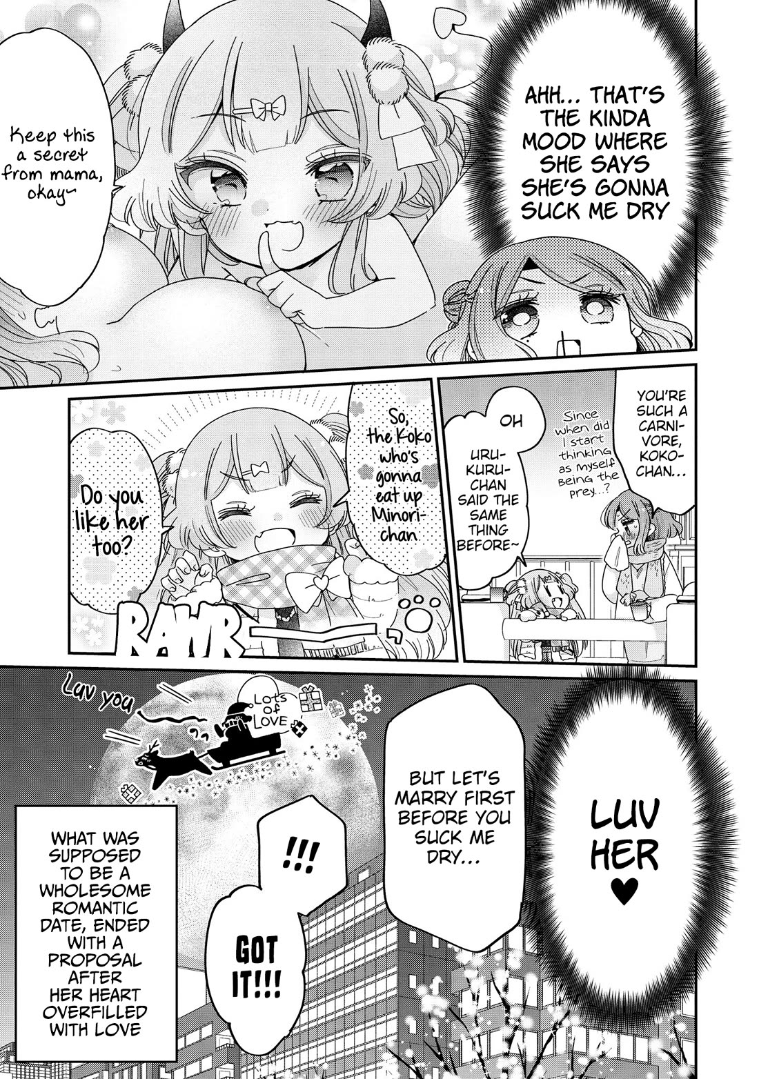 Onee-san wa Joshi Shougakusei ni Kyoumi ga arimasu. Chapter 60 page 20 - Chapter 60: Second Christmas With Her Girlfriend