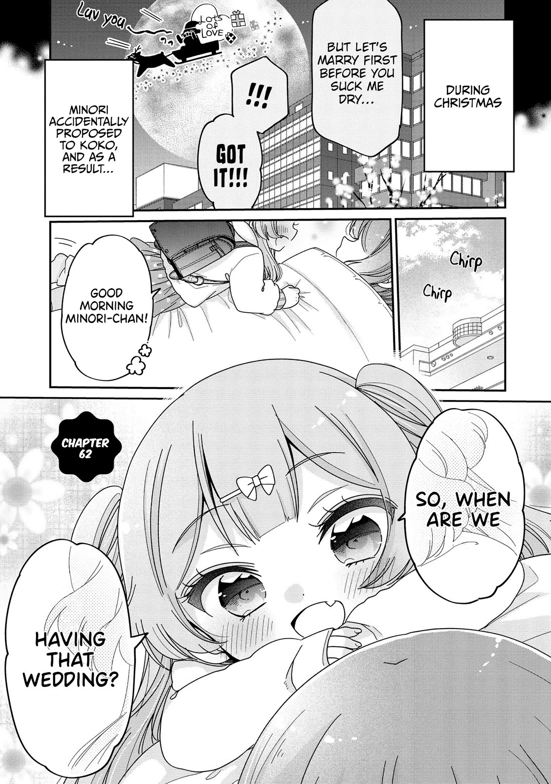 Onee-san wa Joshi Shougakusei ni Kyoumi ga arimasu. Chapter 62 page 2 - Chapter 62: Let's Get Married!!