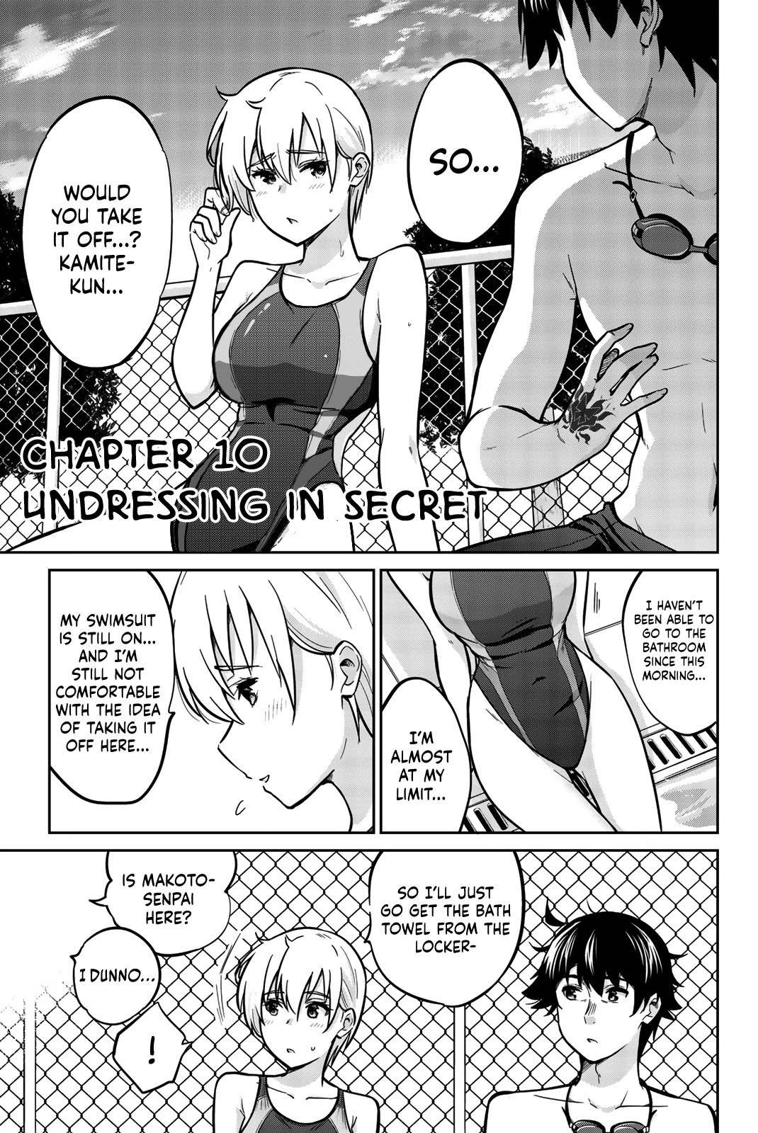 Onegai, Nugashite. Chapter 10 page 1 - Chapter 10: Undressing in Secret
