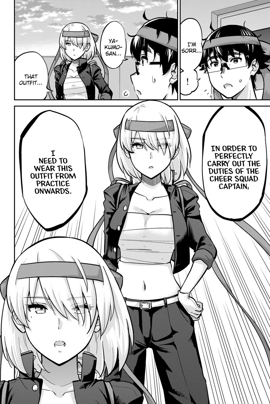 Onegai, Nugashite. Chapter 103 page 10 - Chapter 103: Yakumo Nakashima, Cheer Squad Captain