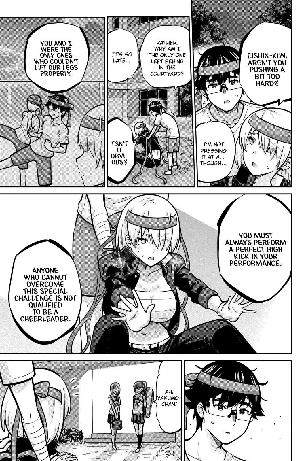 Onegai, Nugashite. Chapter 103 page 15 - Chapter 103: Yakumo Nakashima, Cheer Squad Captain