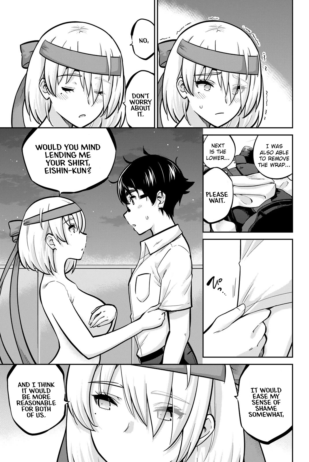 Onegai, Nugashite. Chapter 105 page 9 - Chapter 105: Naked in a White Shirt on a Summer Night