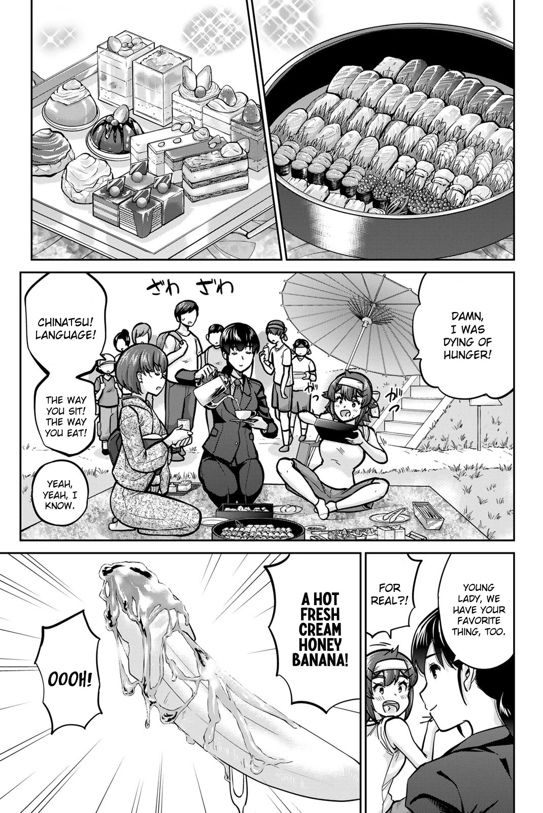 Onegai, Nugashite. Chapter 120 page 15 - Chapter 120: I Love Big Bananas ❤️