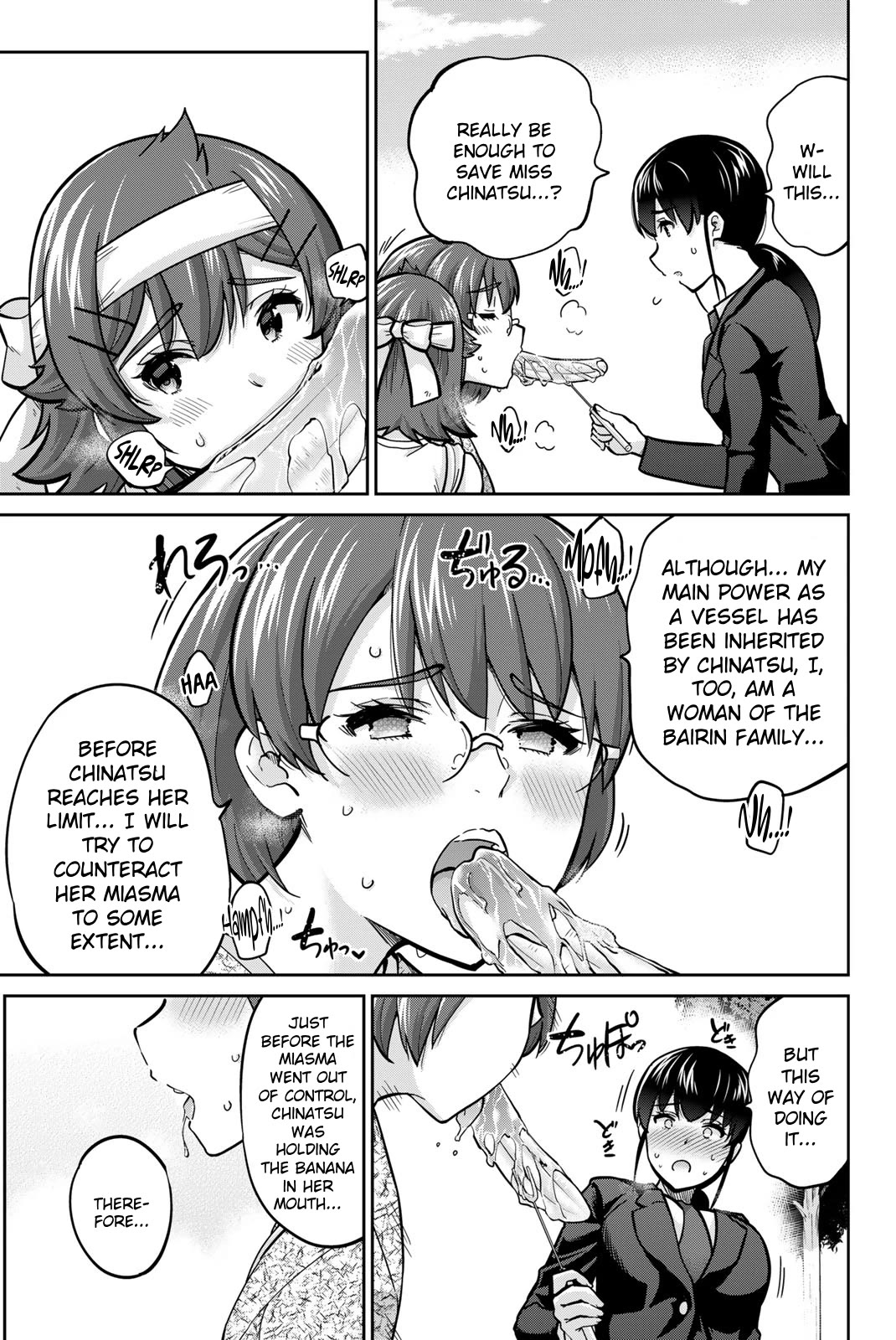 Onegai, Nugashite. Chapter 121 page 11 - Chapter 121: Mother-and-Daughter Sucking...