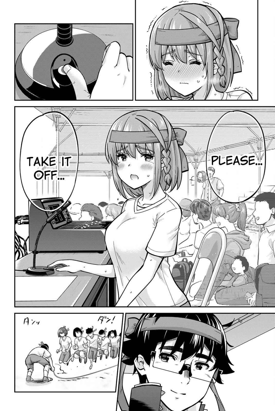 Onegai, Nugashite. Chapter 125 page 14 - Chapter 125: Undressed Announcer
