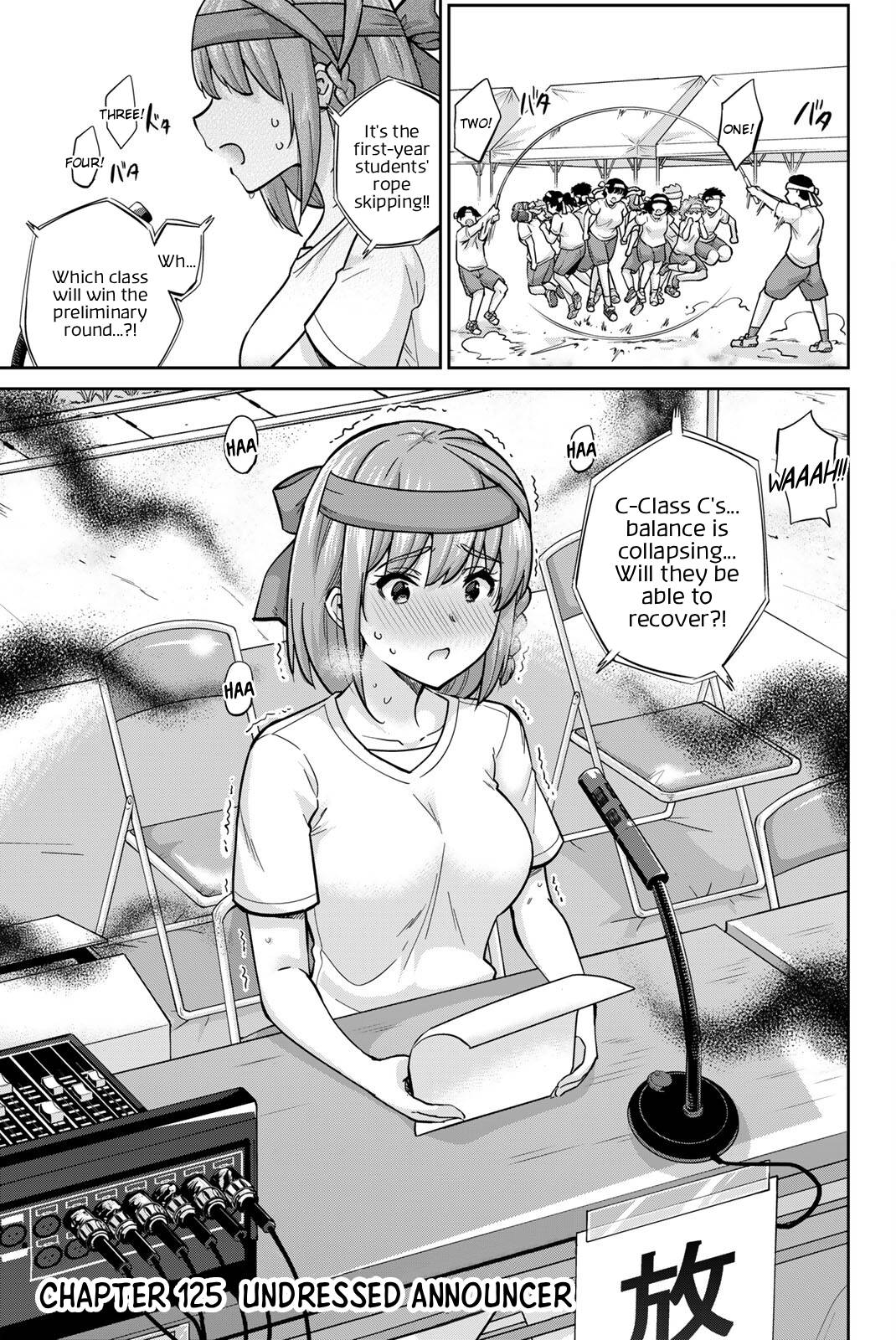 Onegai, Nugashite. Chapter 125 page 5 - Chapter 125: Undressed Announcer