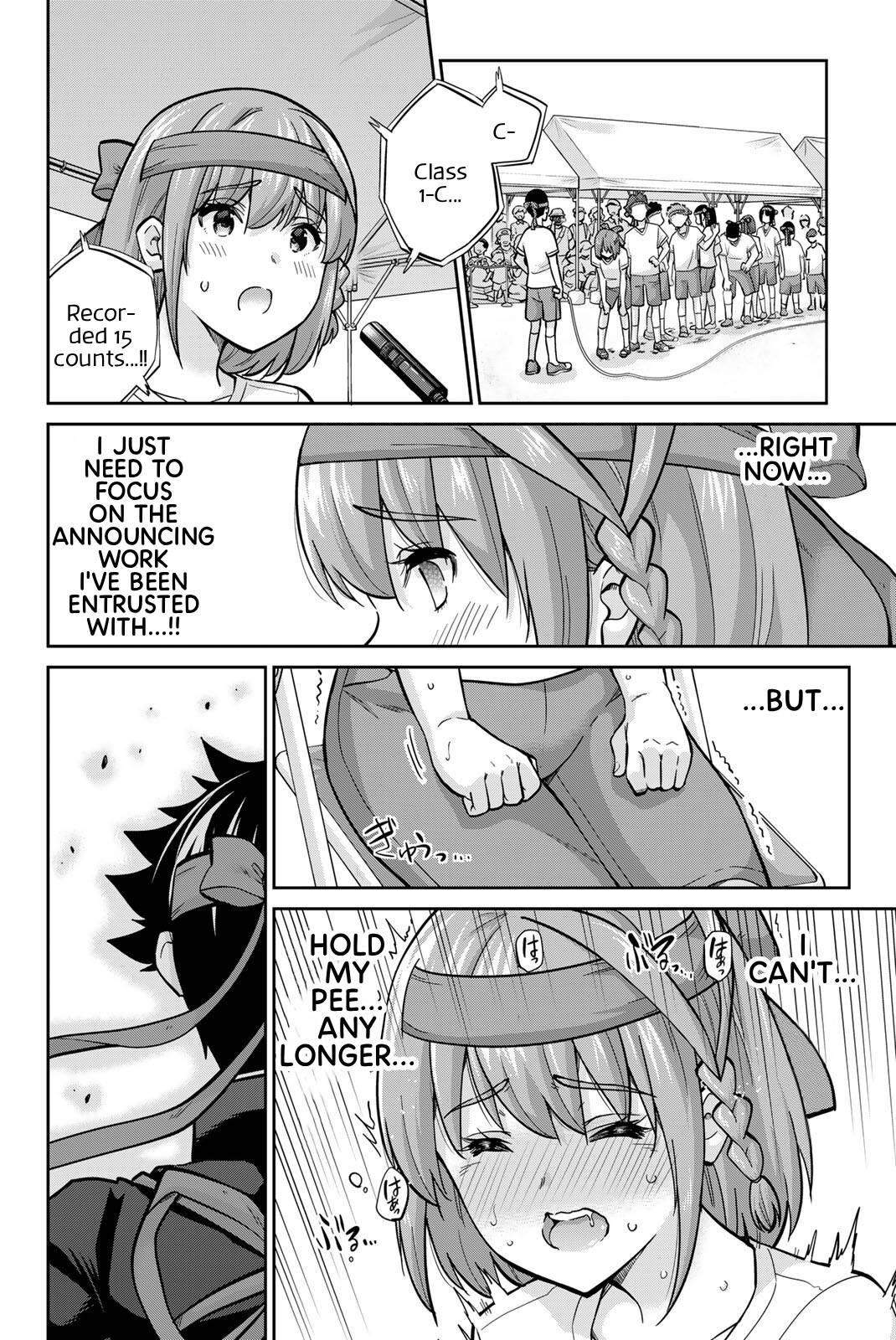 Onegai, Nugashite. Chapter 125 page 8 - Chapter 125: Undressed Announcer