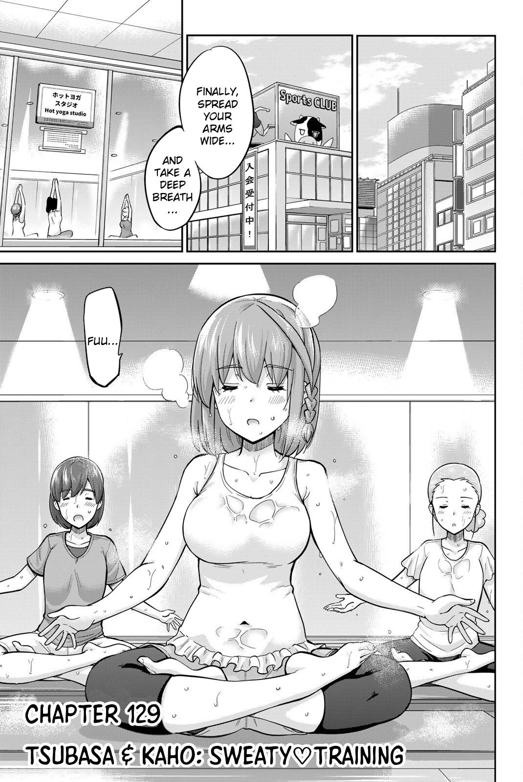 Onegai, Nugashite. Chapter 129 page 1 - Chapter 129: Tsubasa & Kaho: Sweaty❤️Training