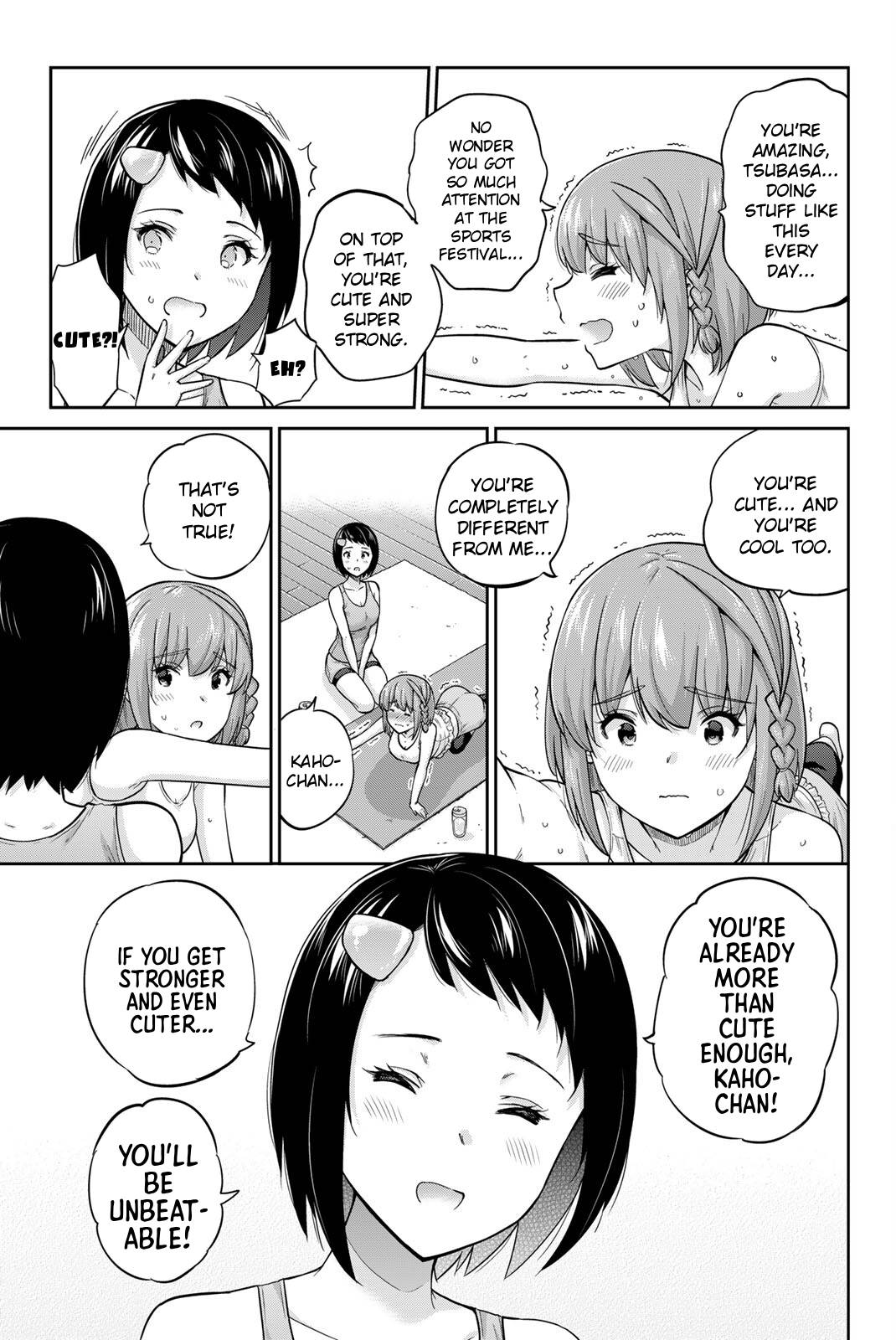Onegai, Nugashite. Chapter 129 page 7 - Chapter 129: Tsubasa & Kaho: Sweaty❤️Training