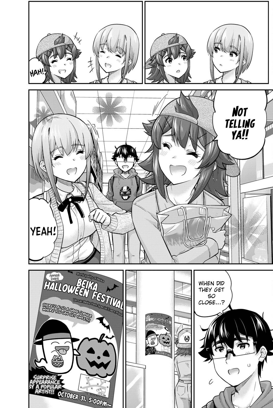 Onegai, Nugashite. Chapter 130 page 11 - Chapter 130: Kotobuki & Chinatsu: Bra Shopping❤️Breast Comparing