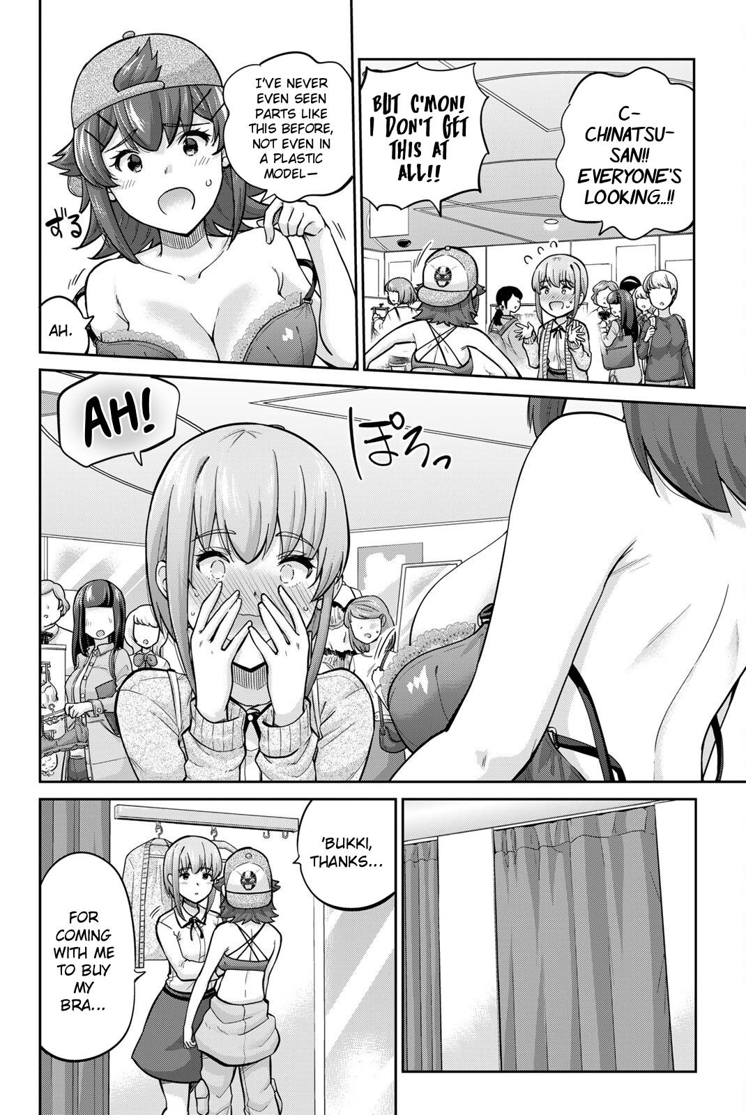 Onegai, Nugashite. Chapter 130 page 2 - Chapter 130: Kotobuki & Chinatsu: Bra Shopping❤️Breast Comparing