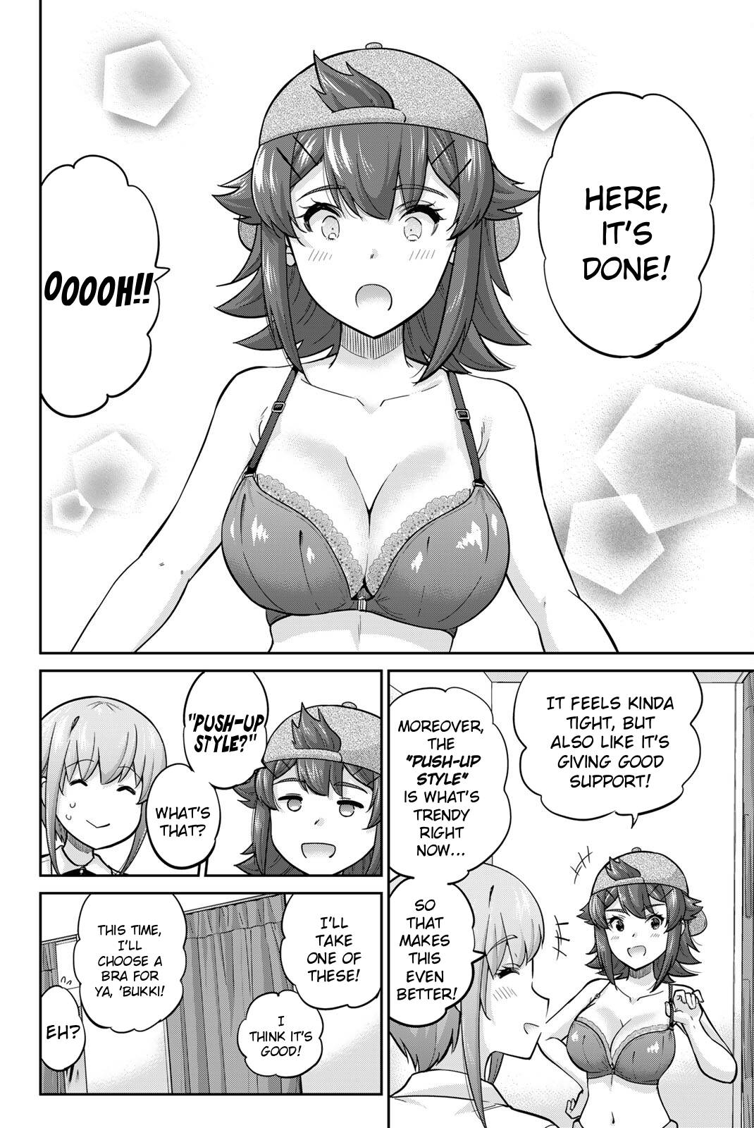 Onegai, Nugashite. Chapter 130 page 4 - Chapter 130: Kotobuki & Chinatsu: Bra Shopping❤️Breast Comparing