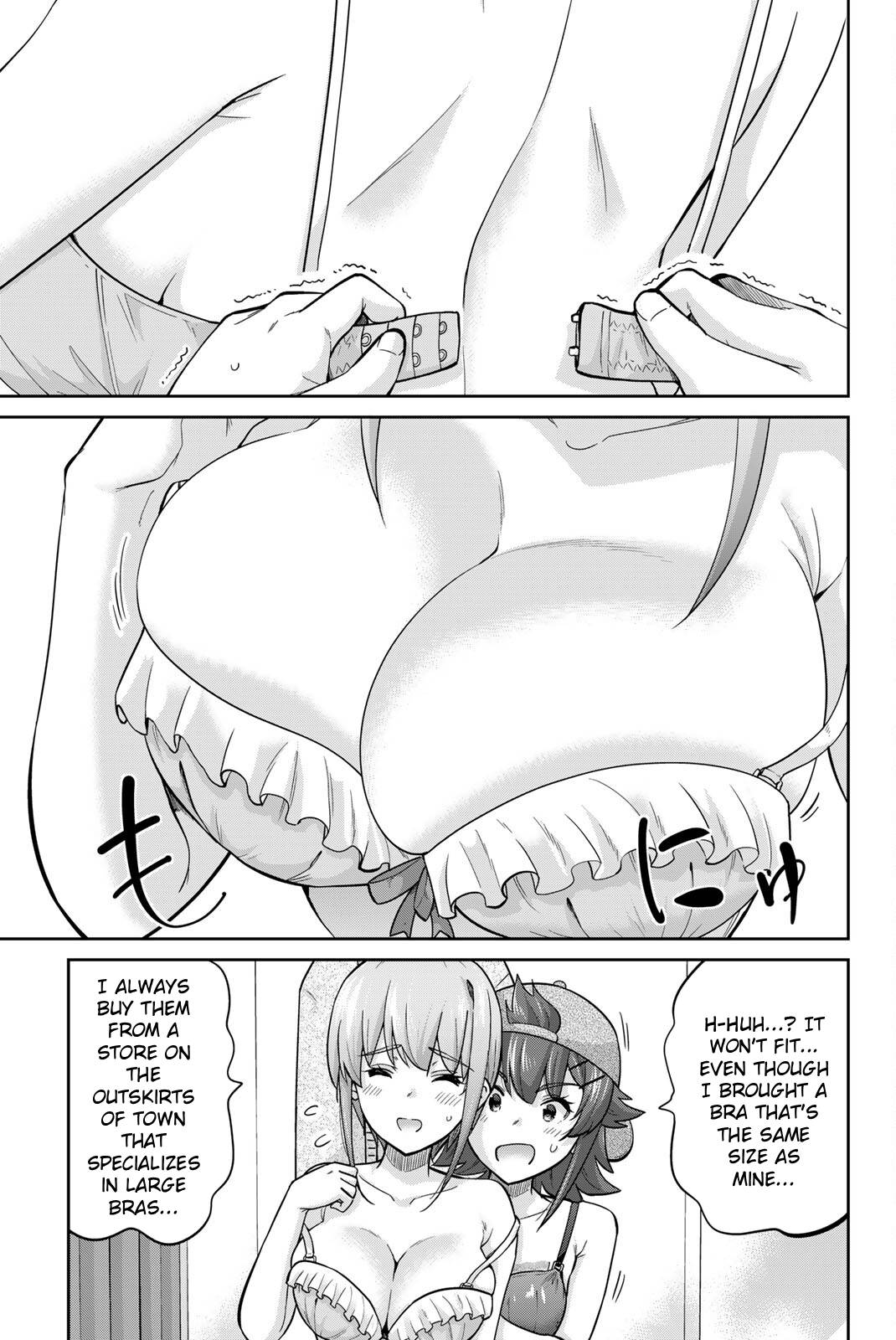 Onegai, Nugashite. Chapter 130 page 5 - Chapter 130: Kotobuki & Chinatsu: Bra Shopping❤️Breast Comparing