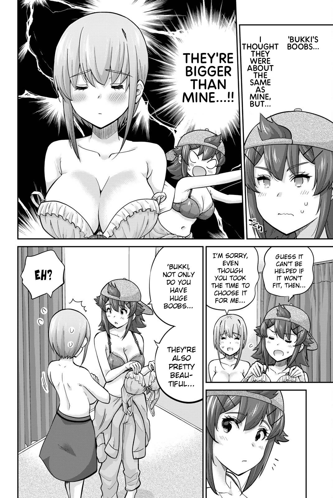 Onegai, Nugashite. Chapter 130 page 6 - Chapter 130: Kotobuki & Chinatsu: Bra Shopping❤️Breast Comparing