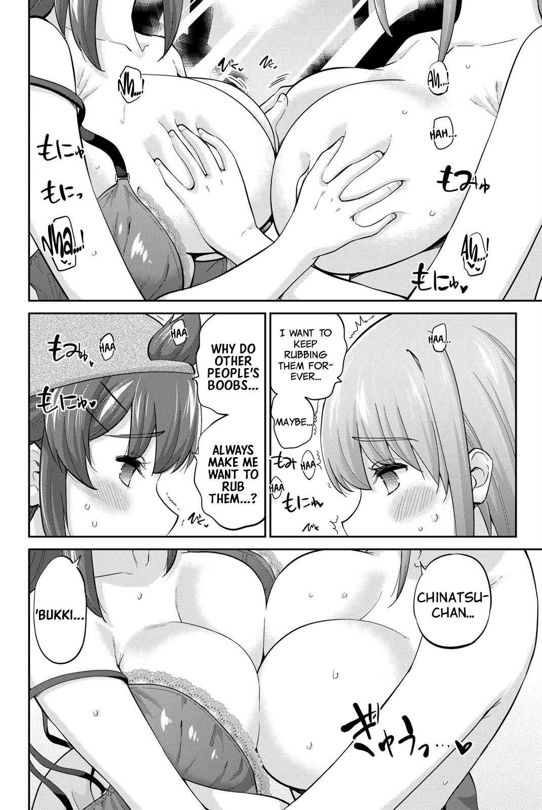 Onegai, Nugashite. Chapter 130 page 8 - Chapter 130: Kotobuki & Chinatsu: Bra Shopping❤️Breast Comparing